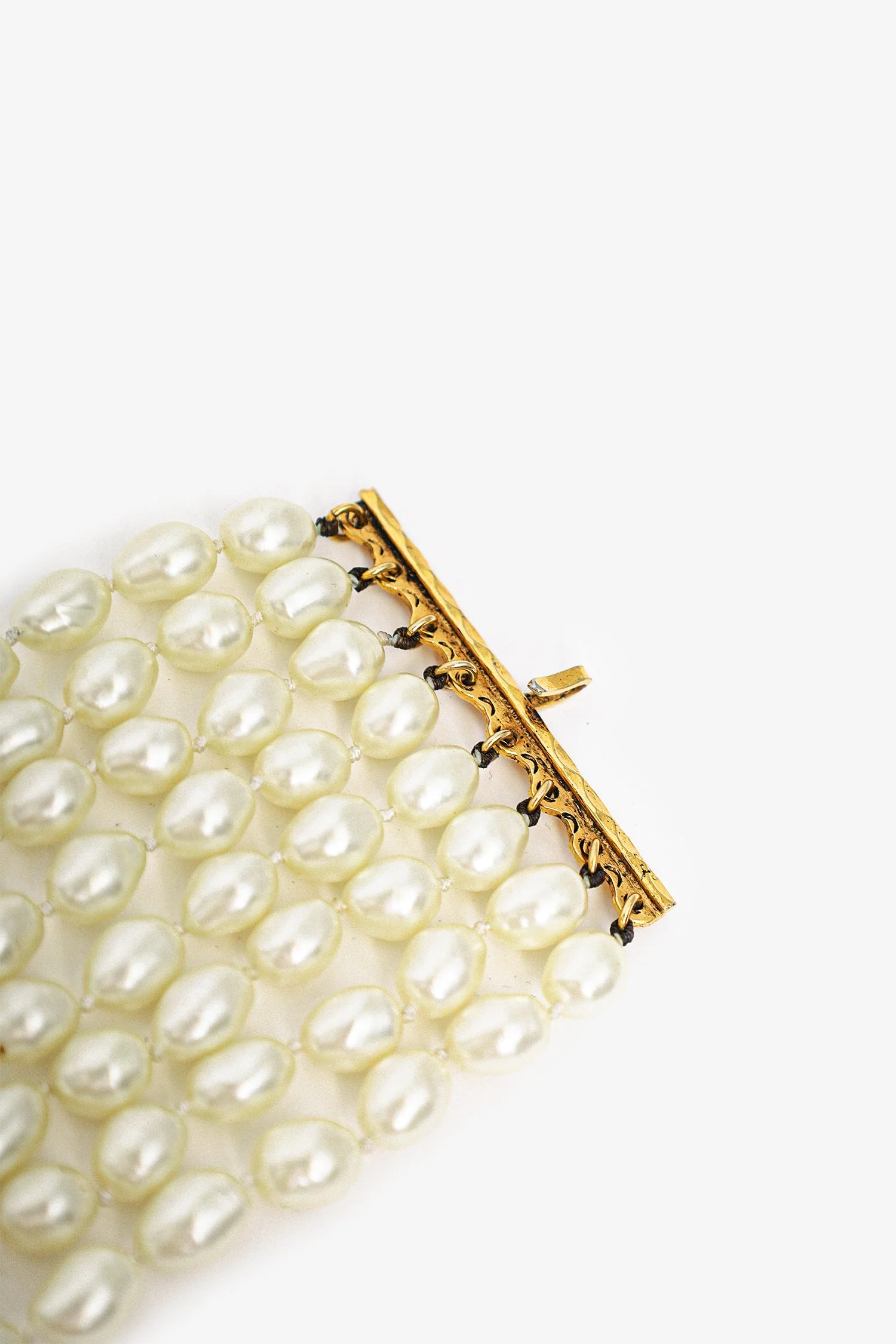 Chanel™ Pearl 8 Strand Choker Necklace - Image 6