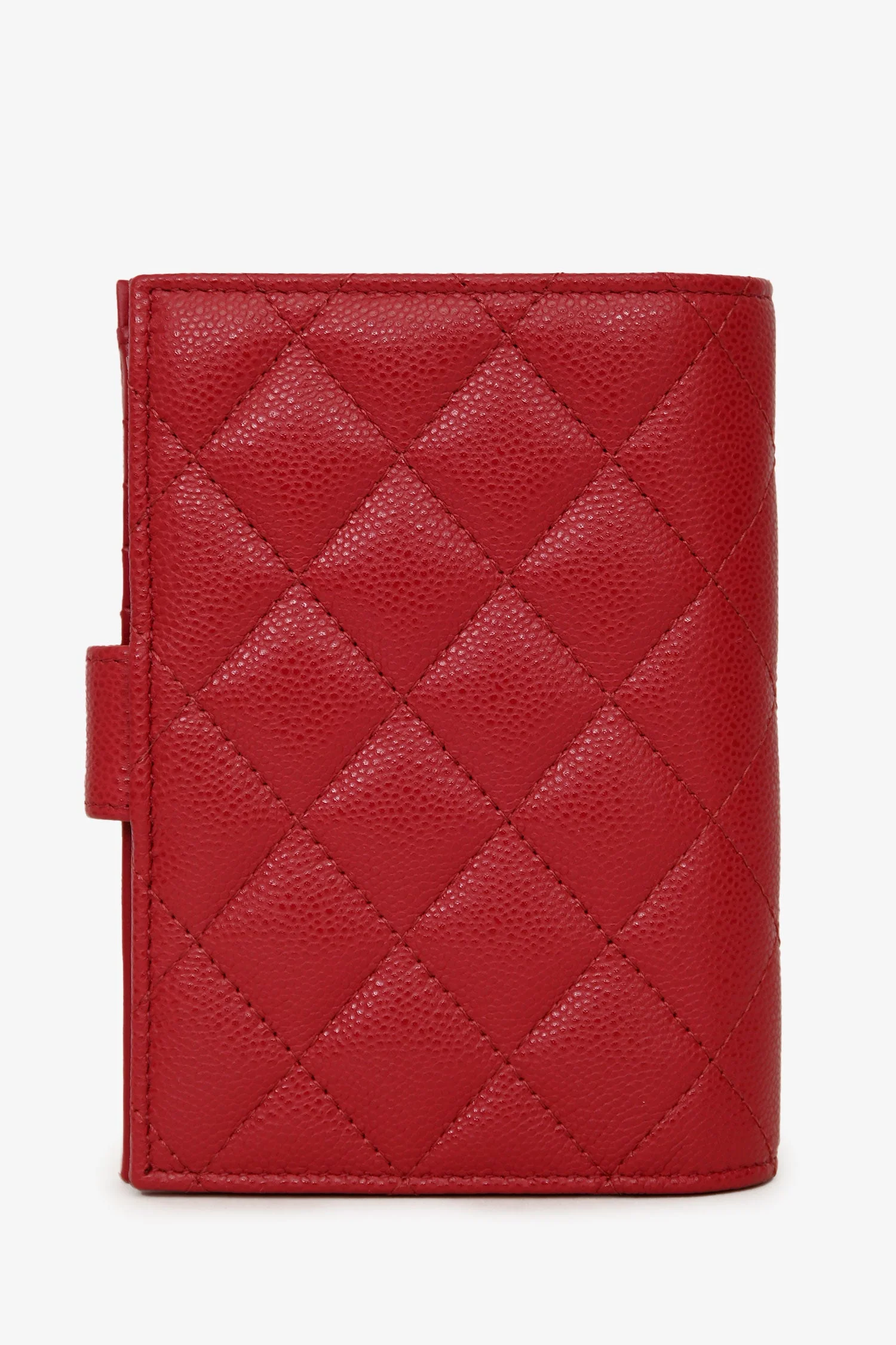 Pre-Loved Chanel™ Red Caviar Passport Holder - Image 2