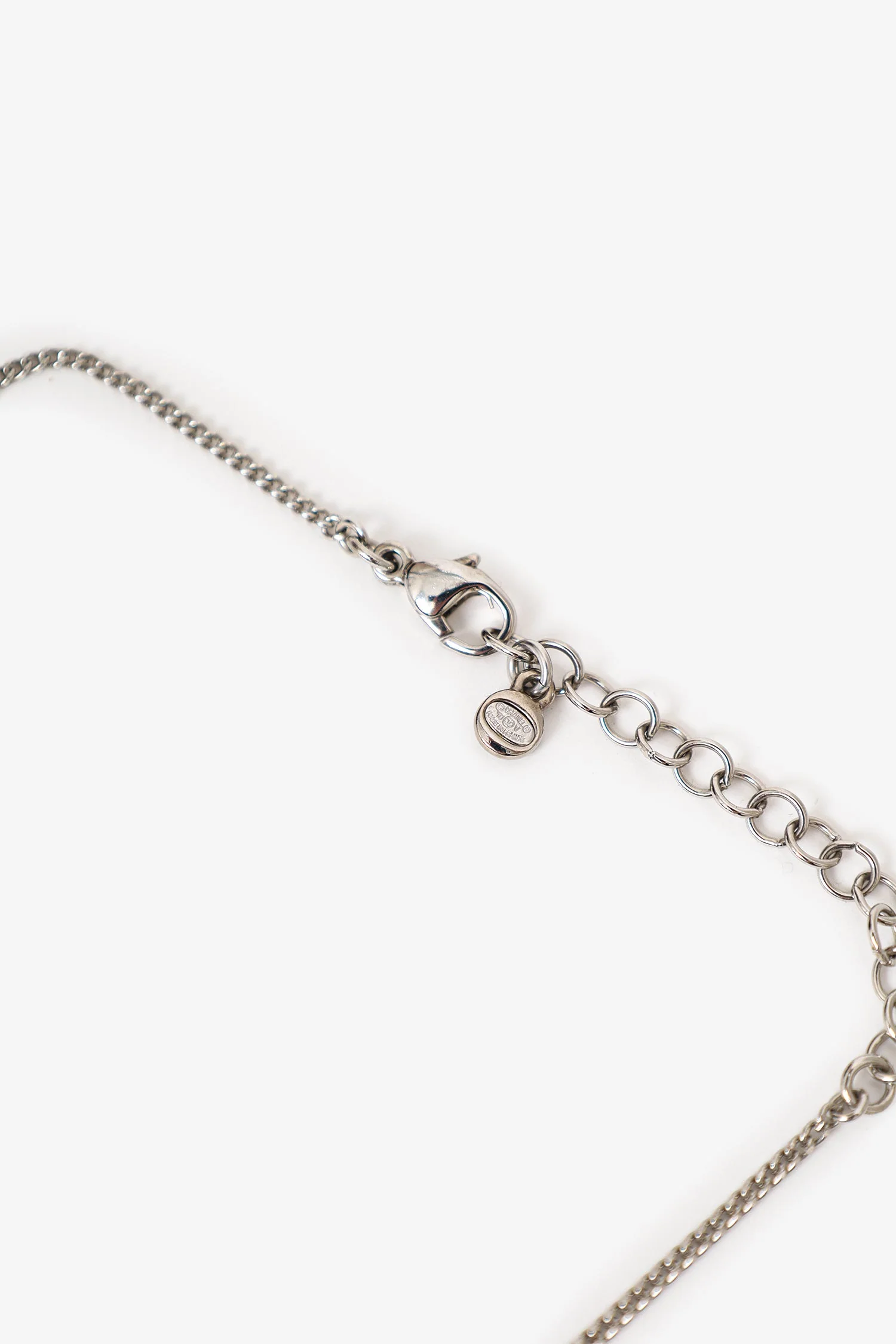Pre-Loved Chanel™ White/Yellow Crystal Floral Pendant Necklace - Image 3