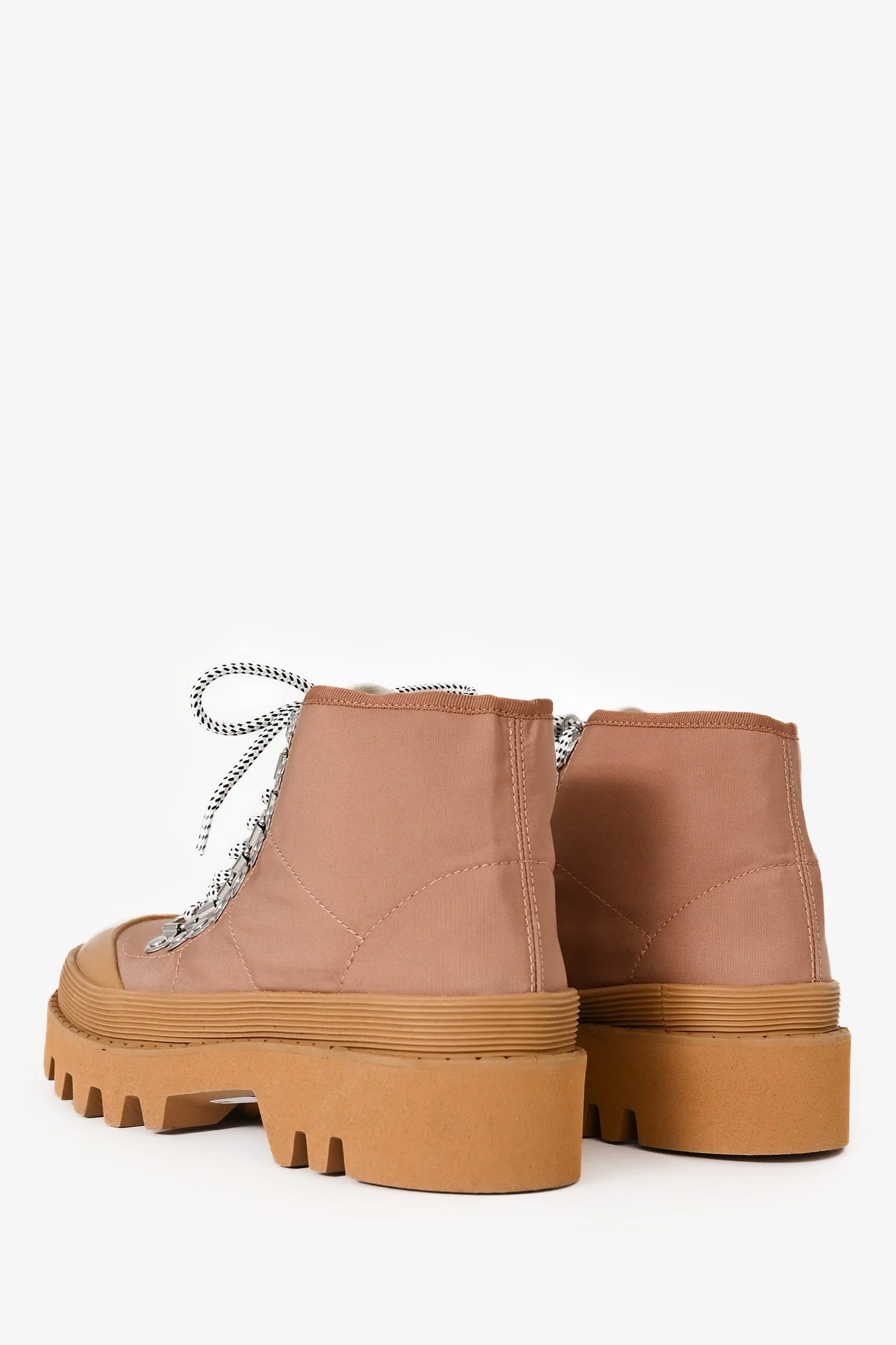 Proenza Schouler Brown/White Nylon Lug Boots Size 39 - Image 5