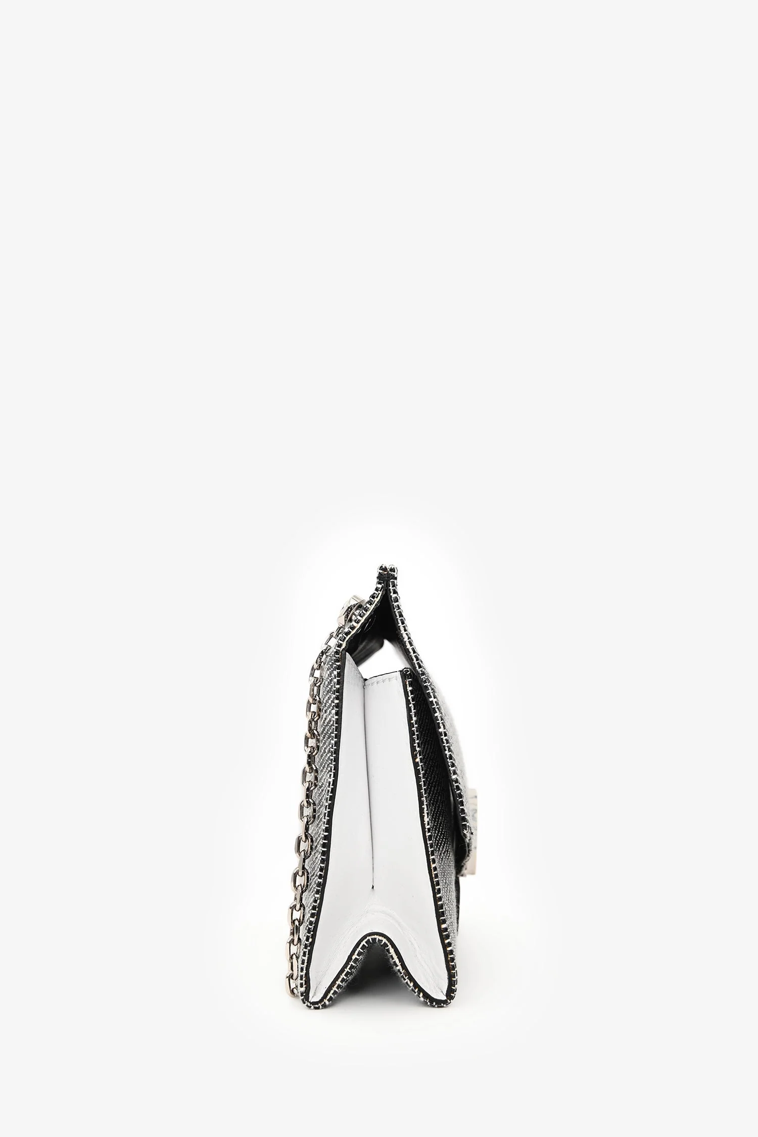 Proenza Schouler Grey Tweed Canvas Crossbody - Image 3