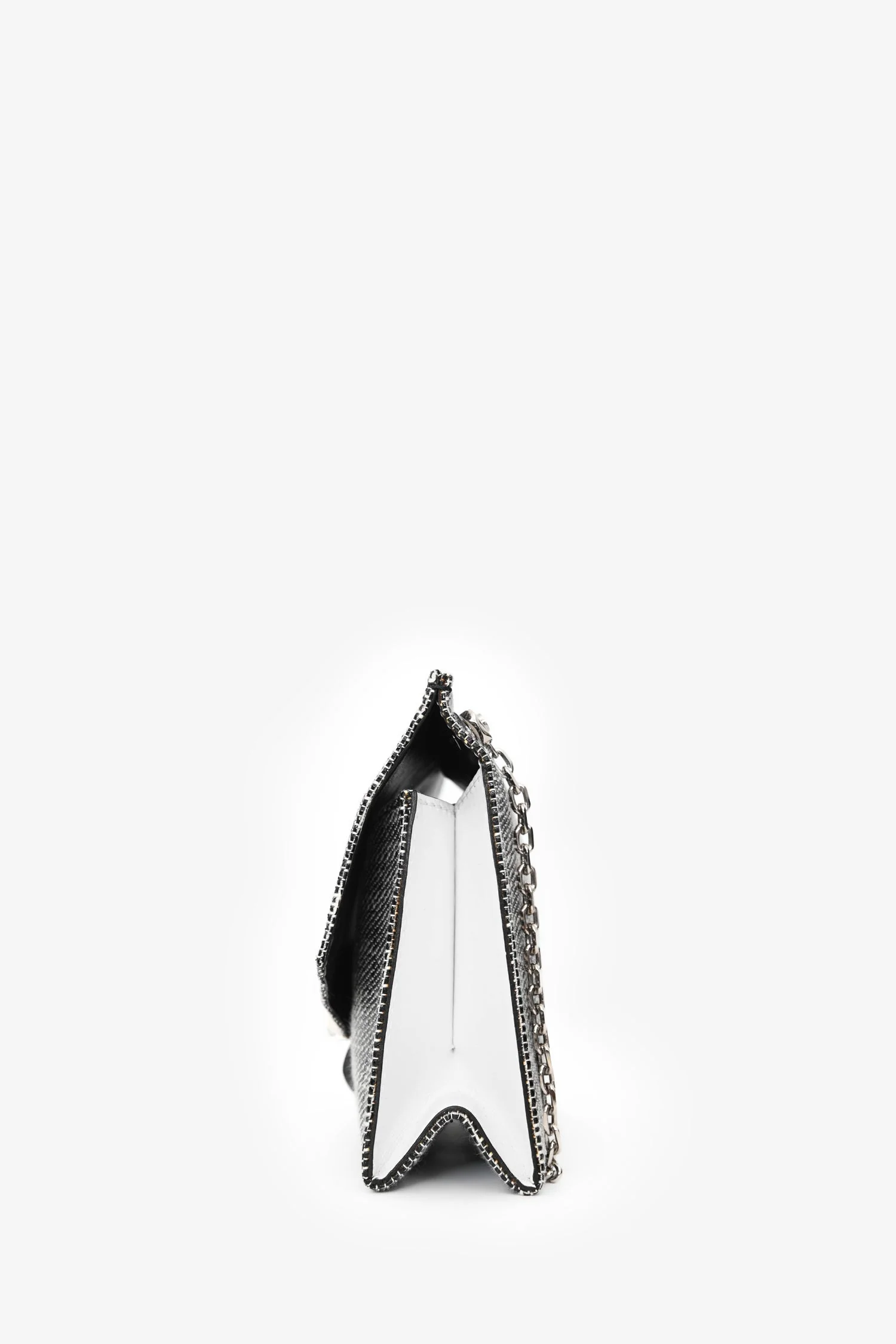 Proenza Schouler Grey Tweed Canvas Crossbody - Image 4