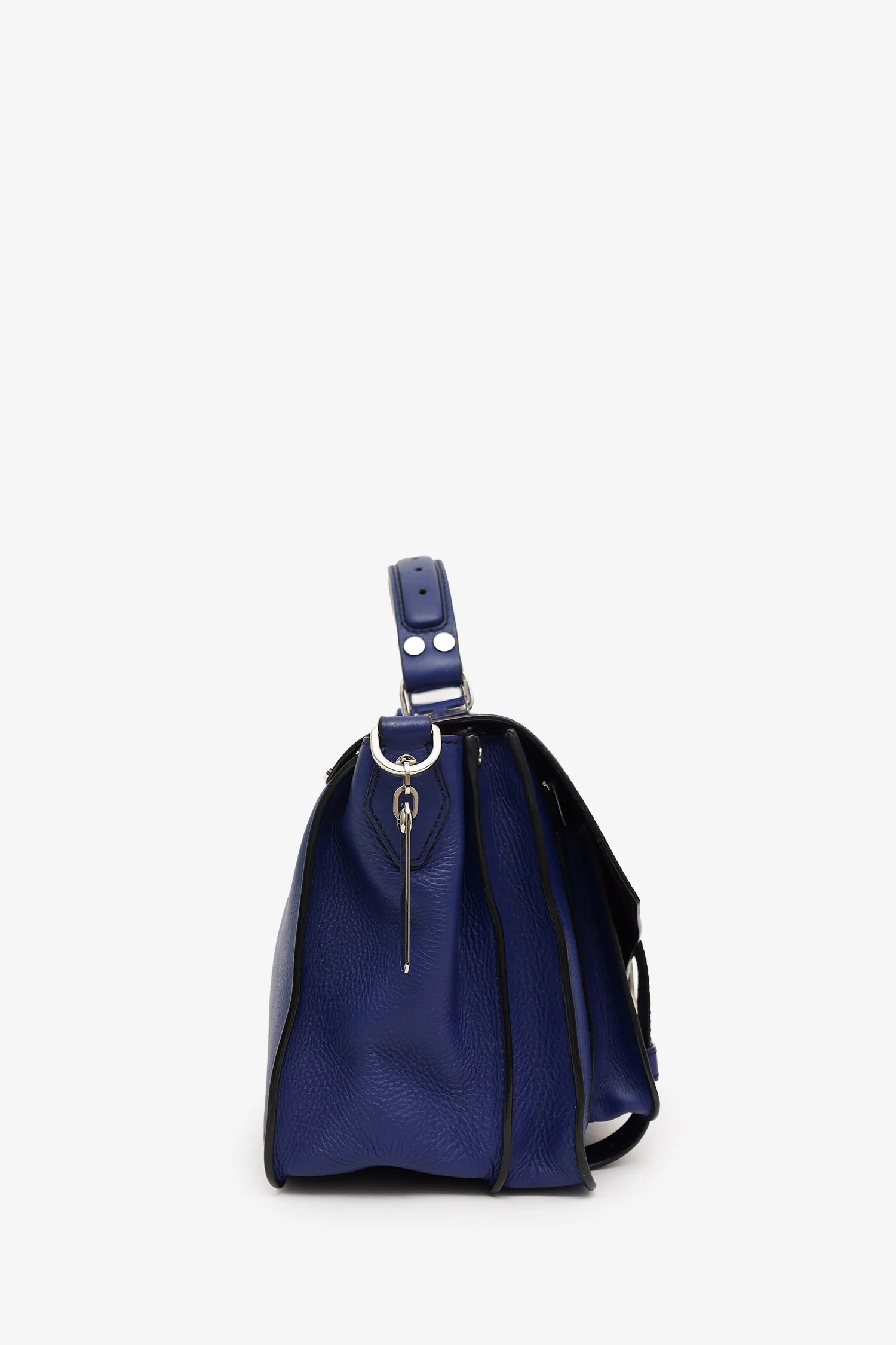 Proenza Schouler Navy Leather PS1 Messenger Crossbody Bag - Image 3