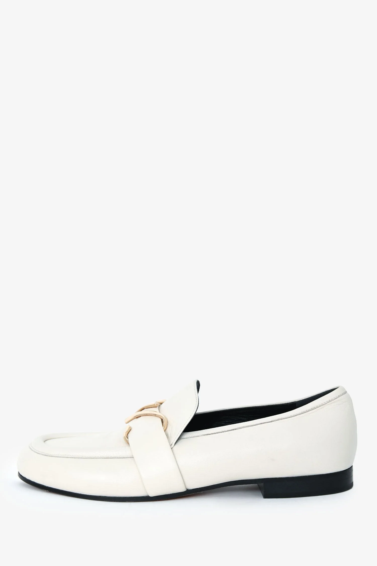 Proenza Schouler White Leather Loafers Size 40 - Image 5