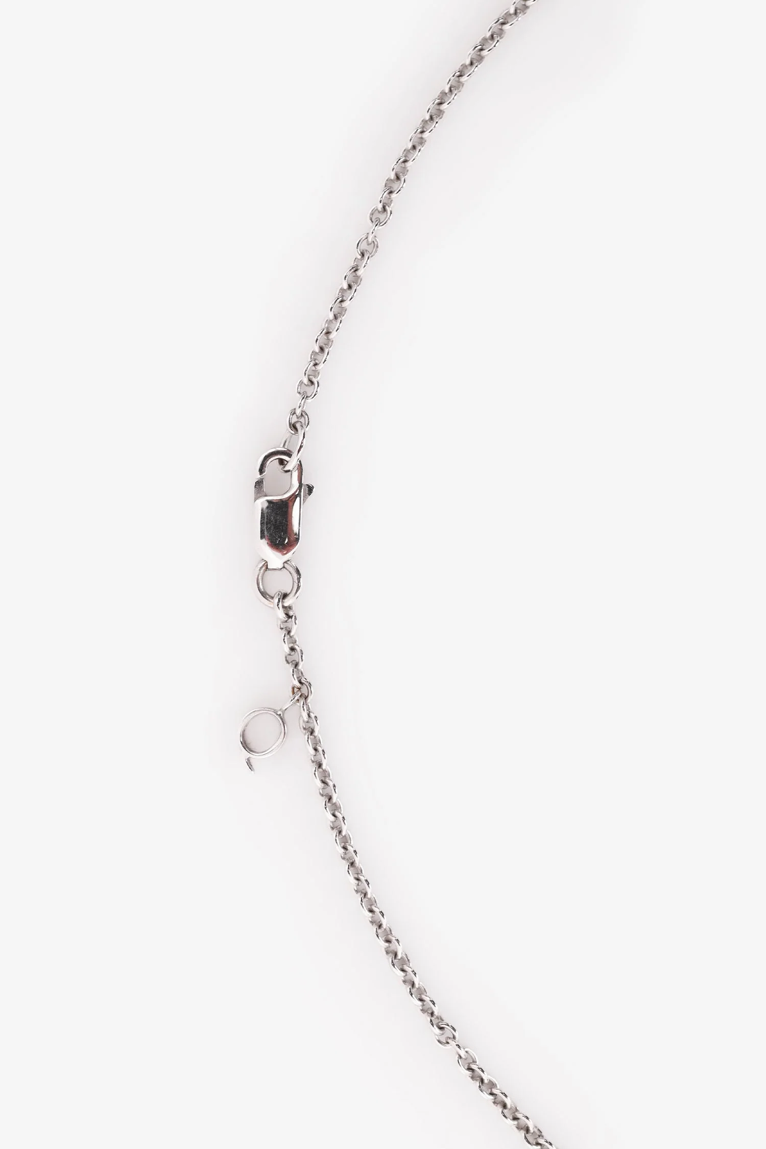 Qeelin 18K White Gold Diamond Set Wulu Largen Pendant Necklace - Image 3