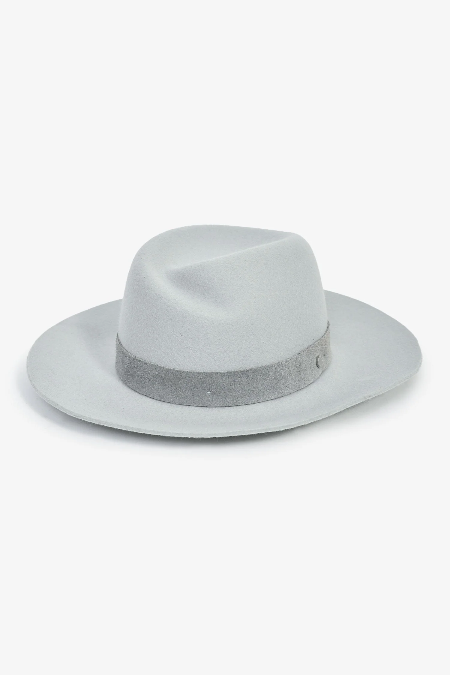 Rag & Bone Light Grey Felt 'Zoe' Fedora Size S - Image 3