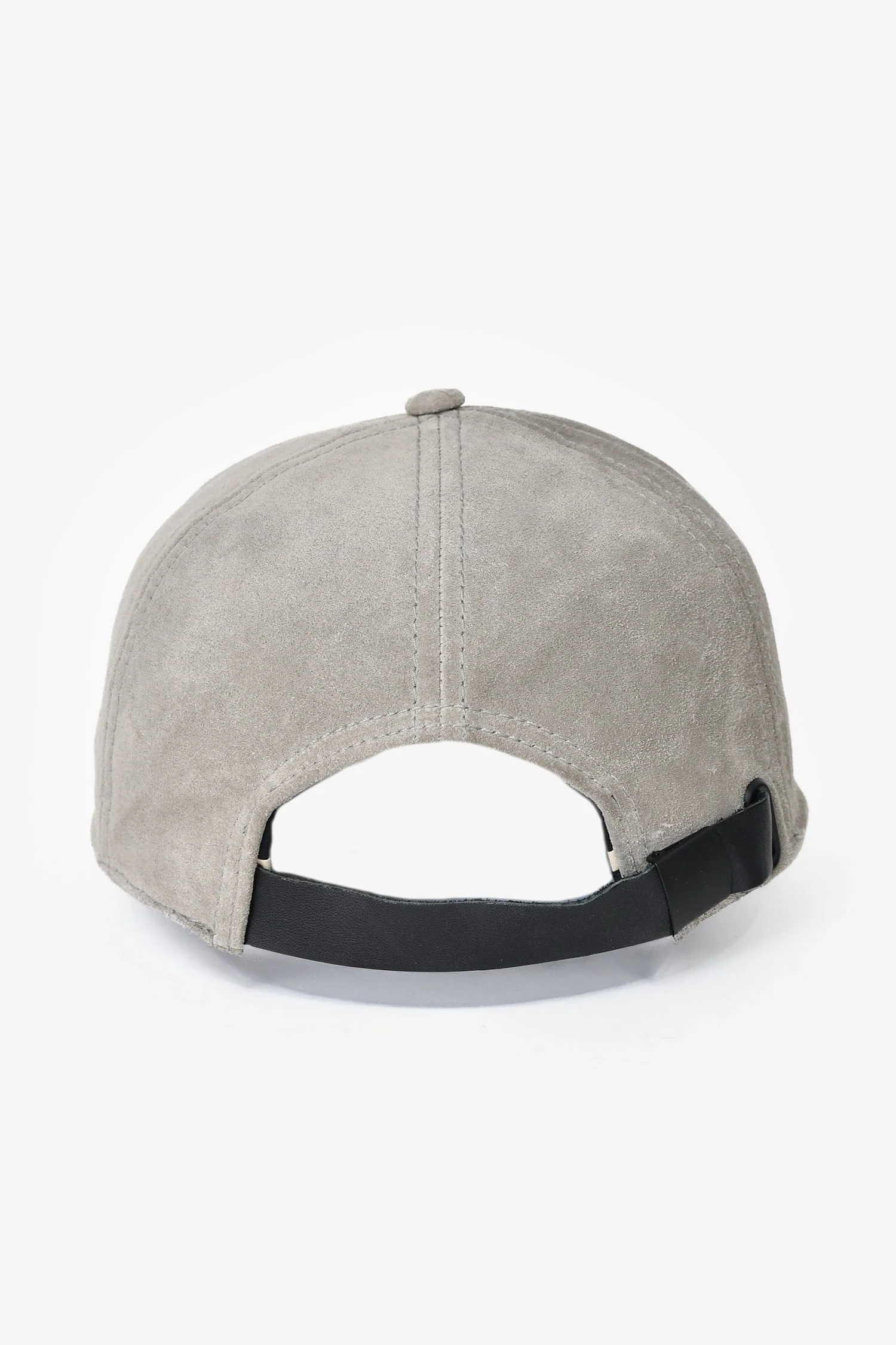 Rag & Bone Light Grey Suede Baseball Hat - Image 3