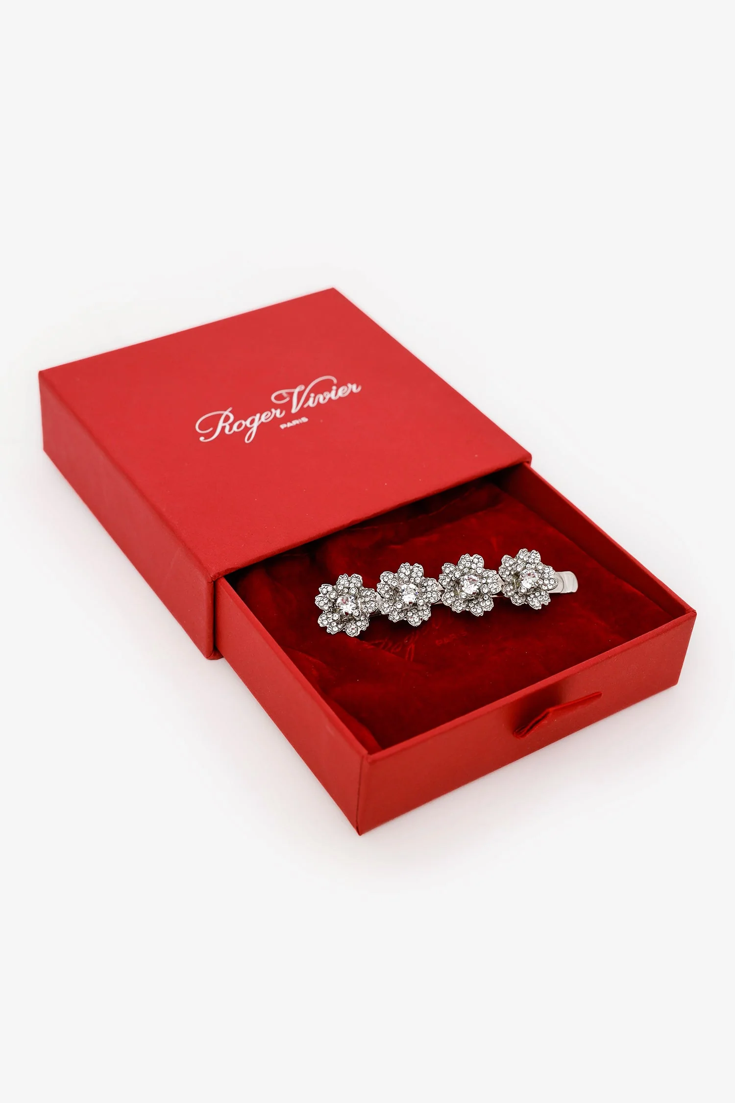 Roger Vivier Crystal Flower Hair Clip - Image 3