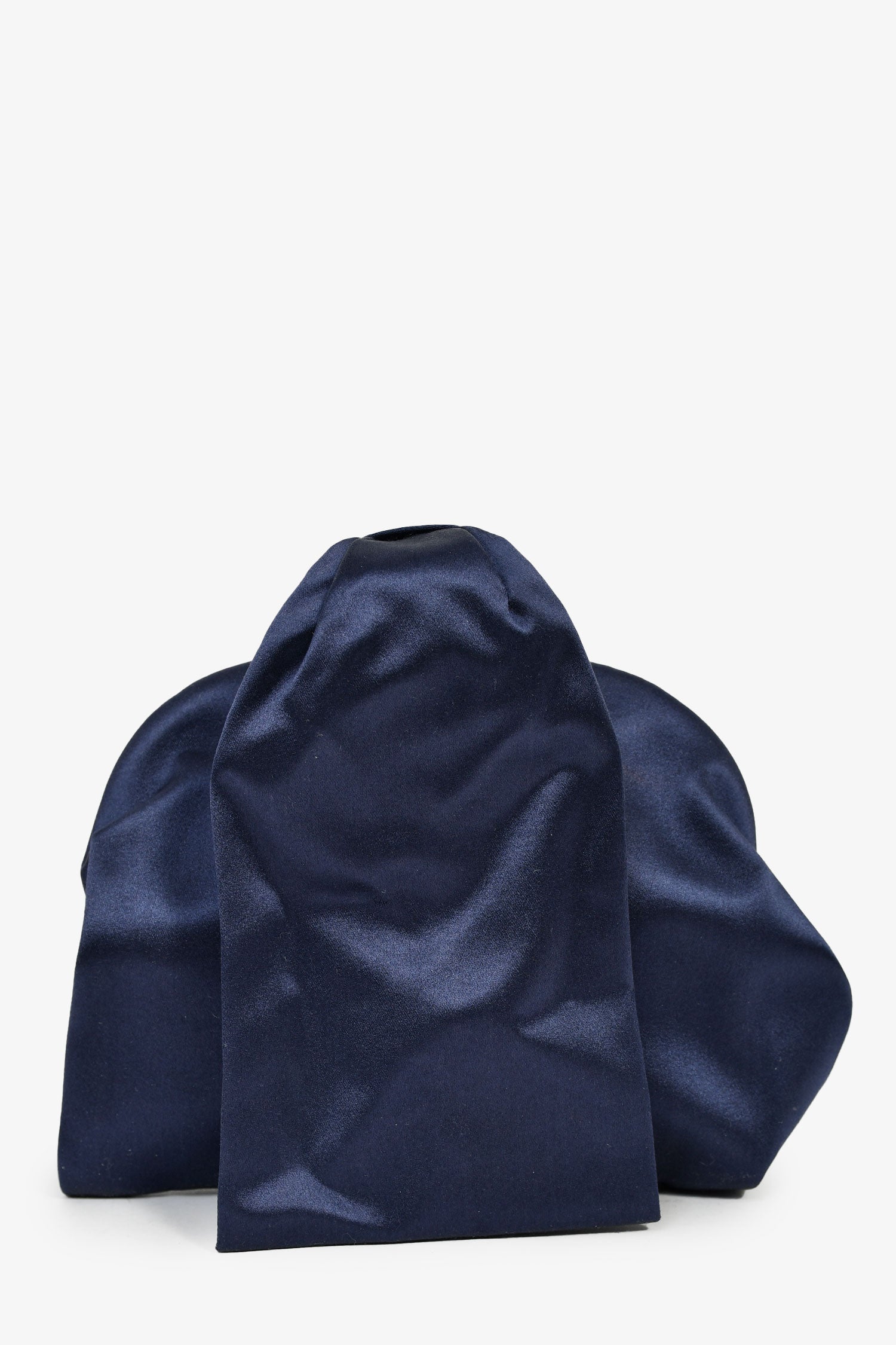 Roger Vivier Navy Blue Satin Top Handle Bag - Image 2