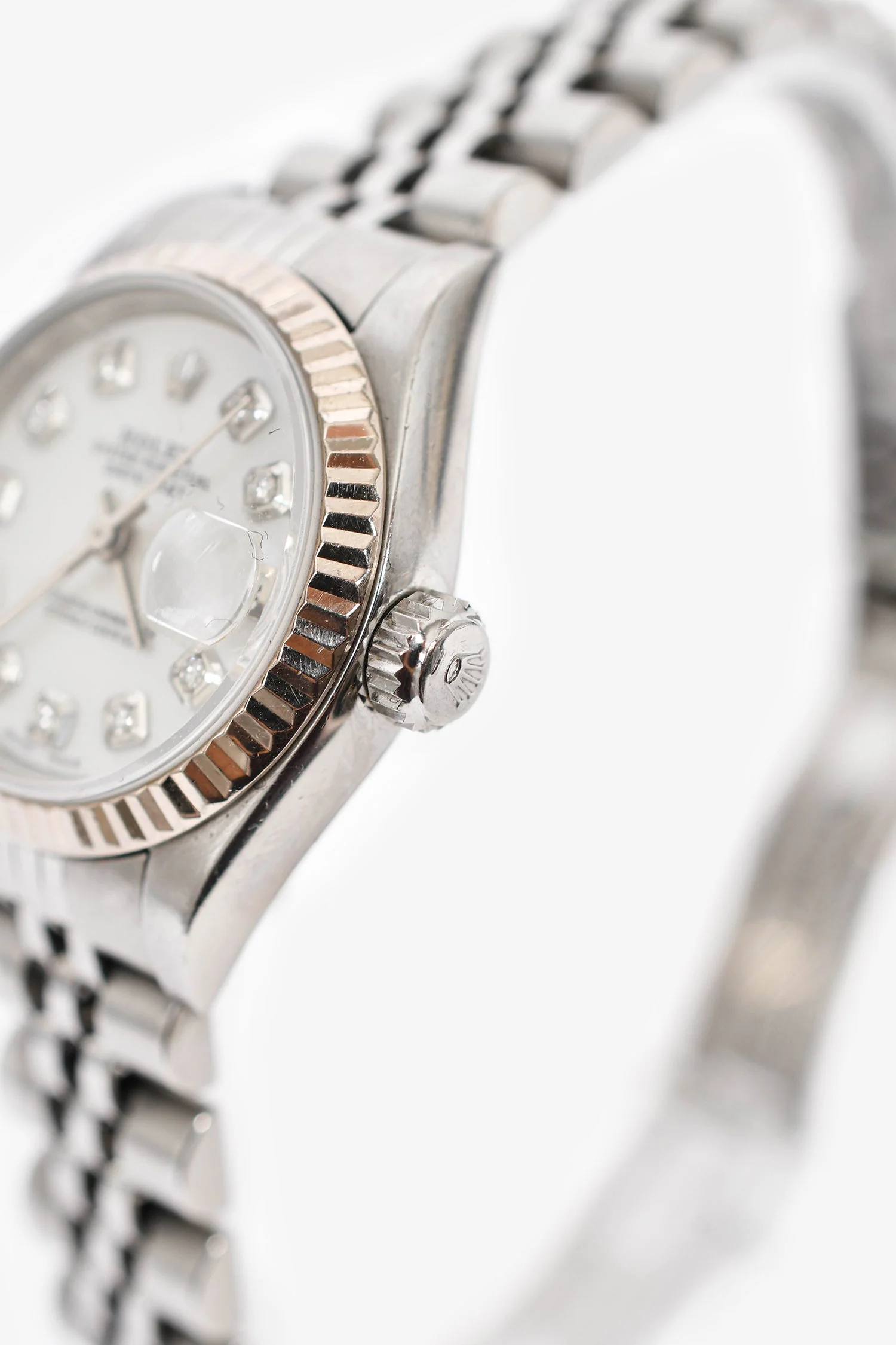 Rolex Stainless Steel & 18K White Gold Datejust Watch - Image 3