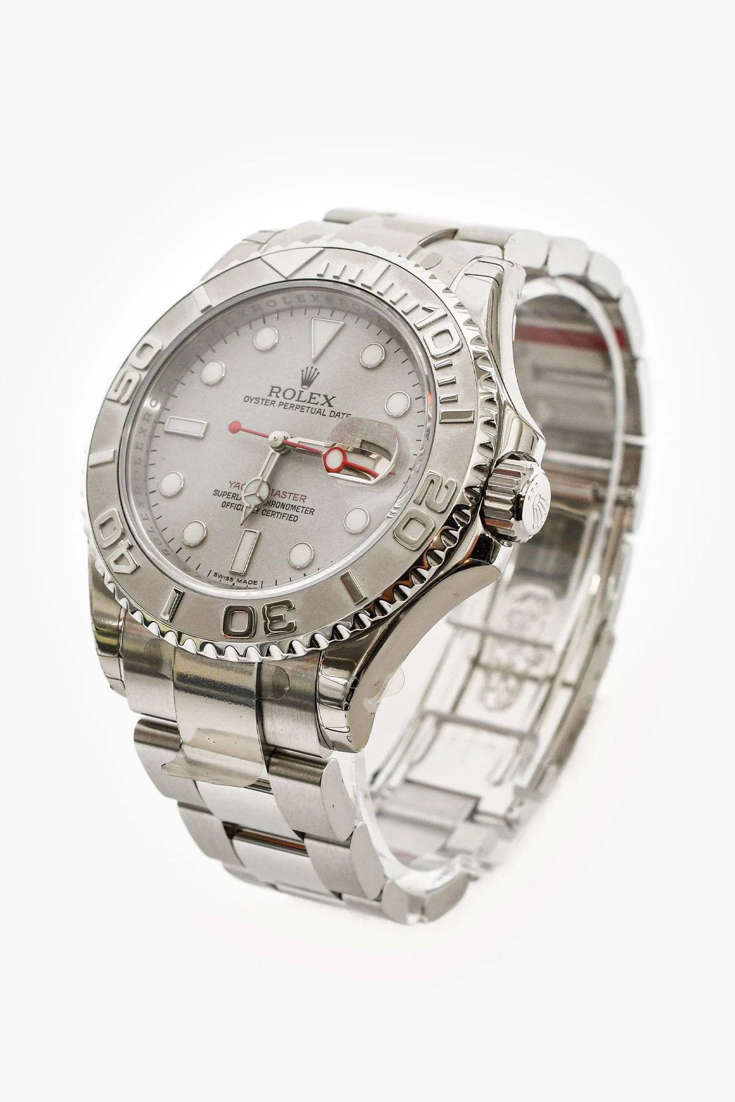 Rolex Stainless Steel Yacht Master Oyster Perpetual Automatic 40mm Watch - Image 3
