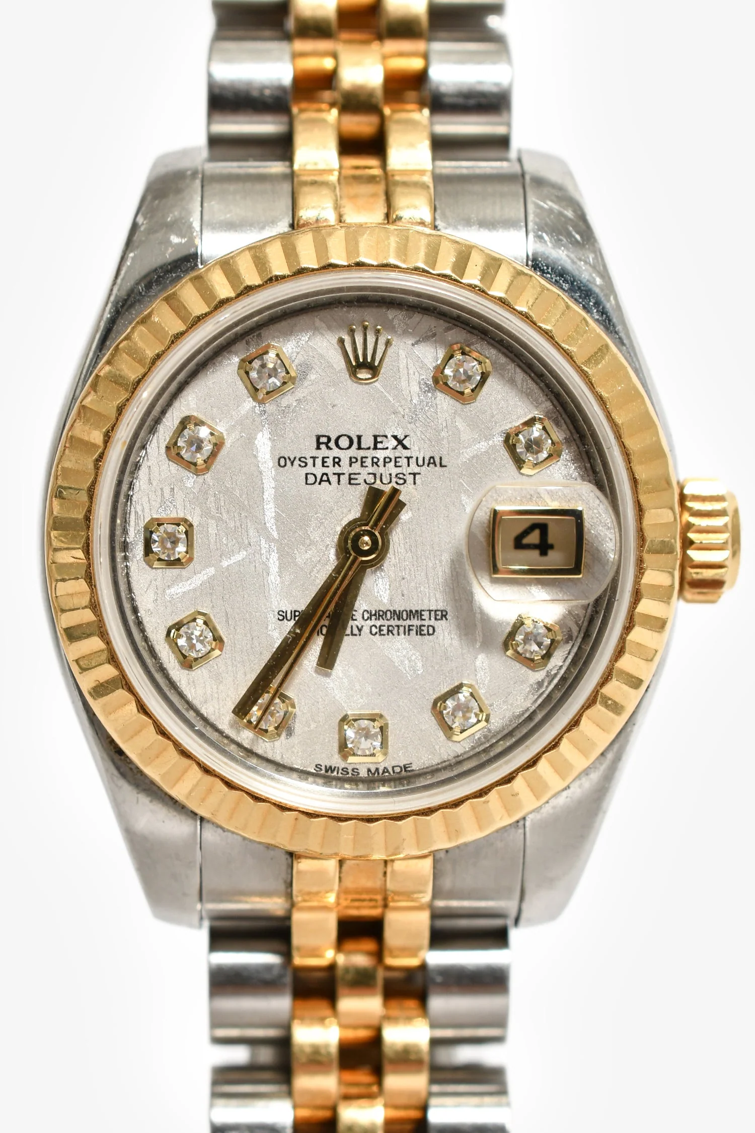 Rolex Stainless Steel/Yellow Gold Oyster Perpetual Lady Datejust 26 with Meteorite Diamond Dial - Image 2