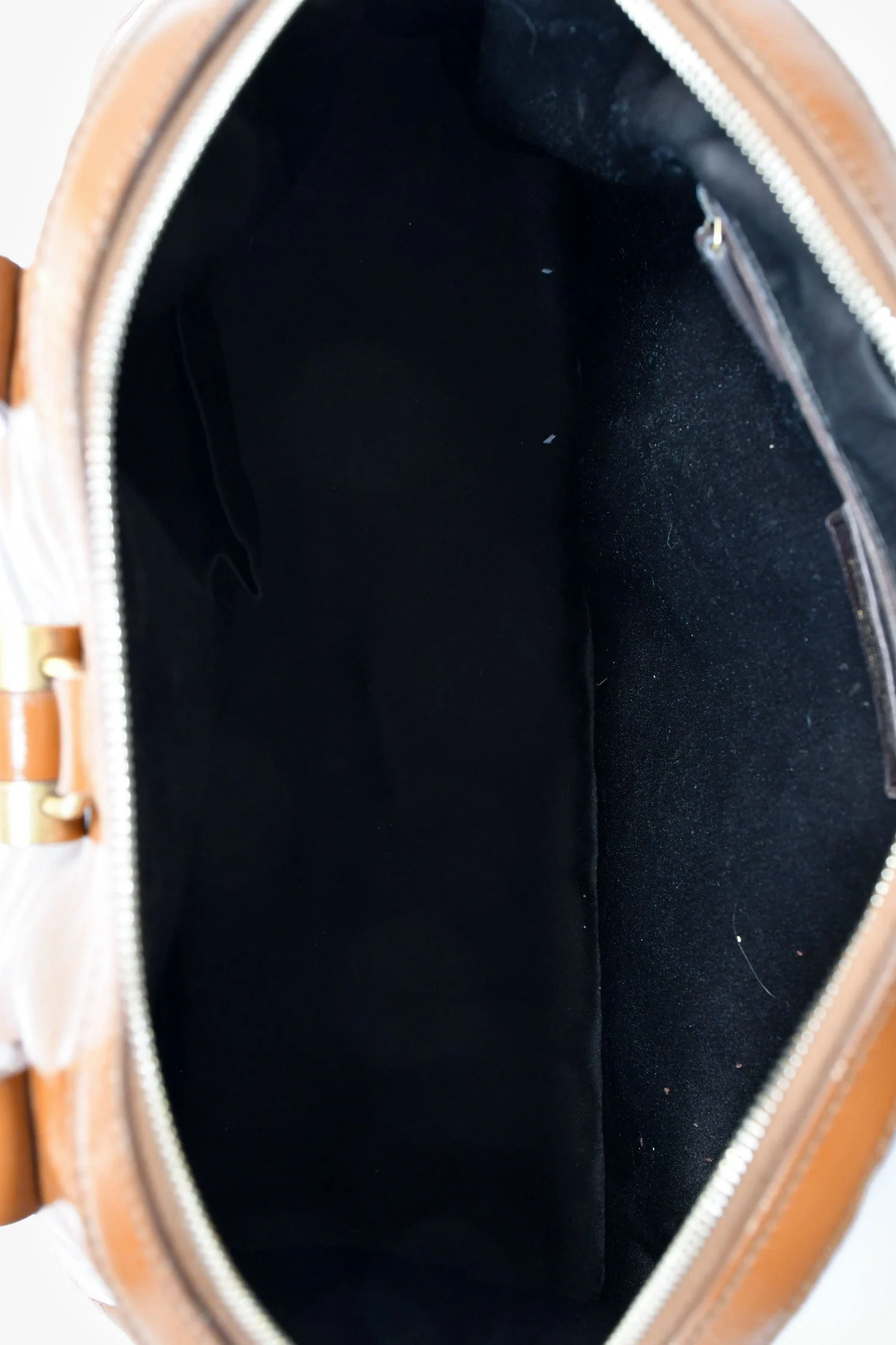 Saint Laurent 2004 Brown Patent 'Muse' Shoulder Bag - Image 7