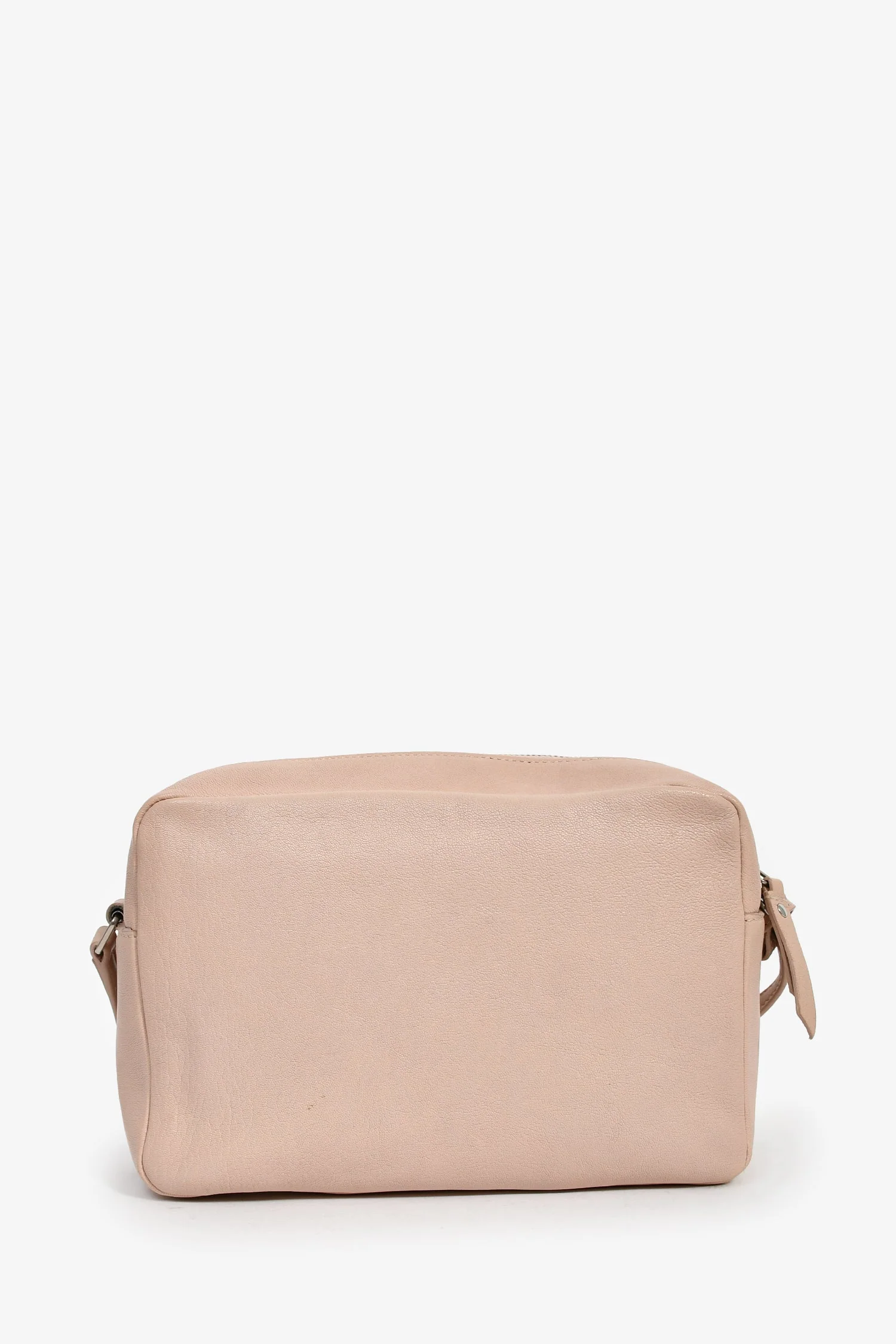 Saint Laurent 2017 Blush Pink Leather Tassel Camera Crossbody - Image 2