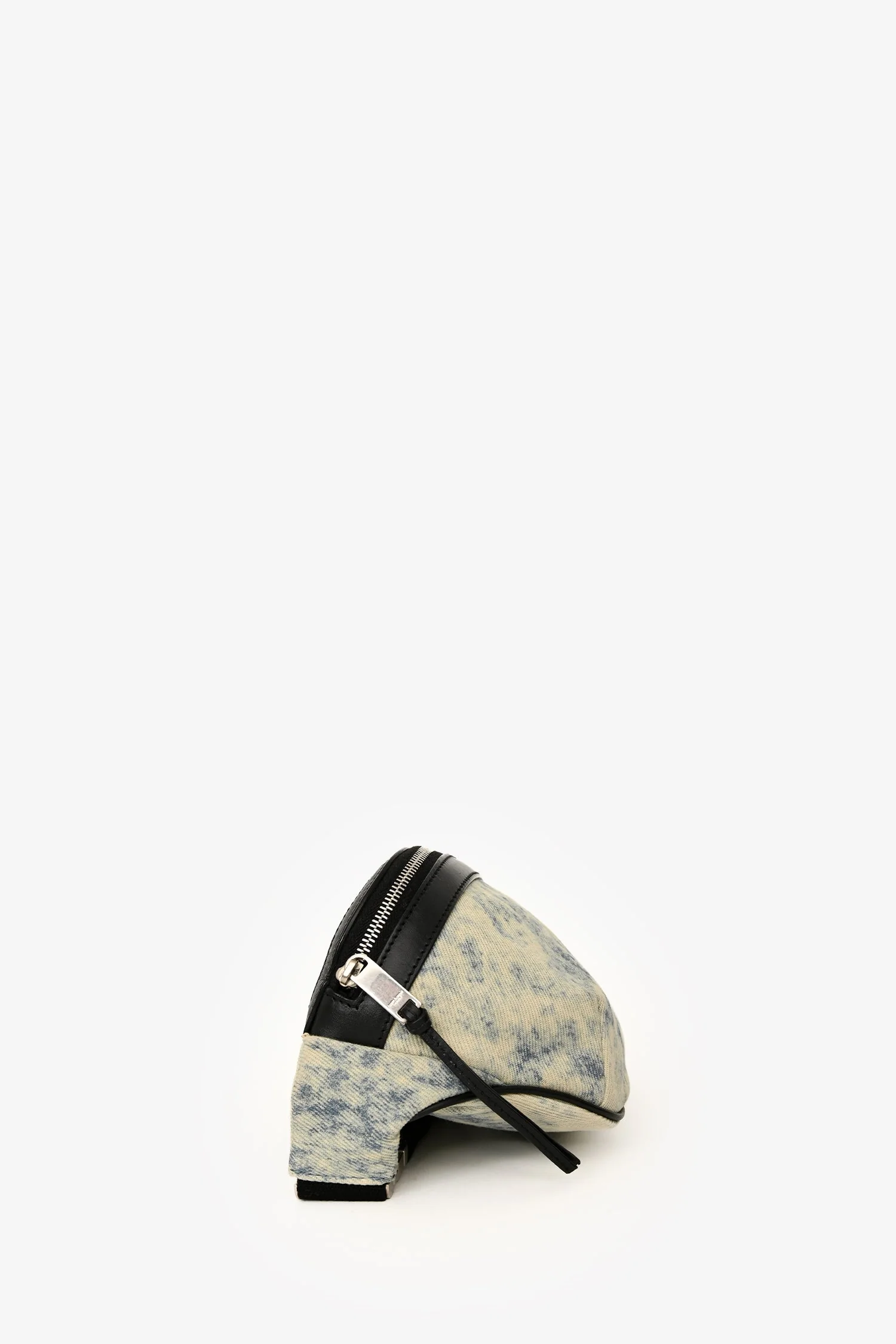 Saint Laurent 2020 Faded Blue Bleached Denim Belt Bag - Image 4