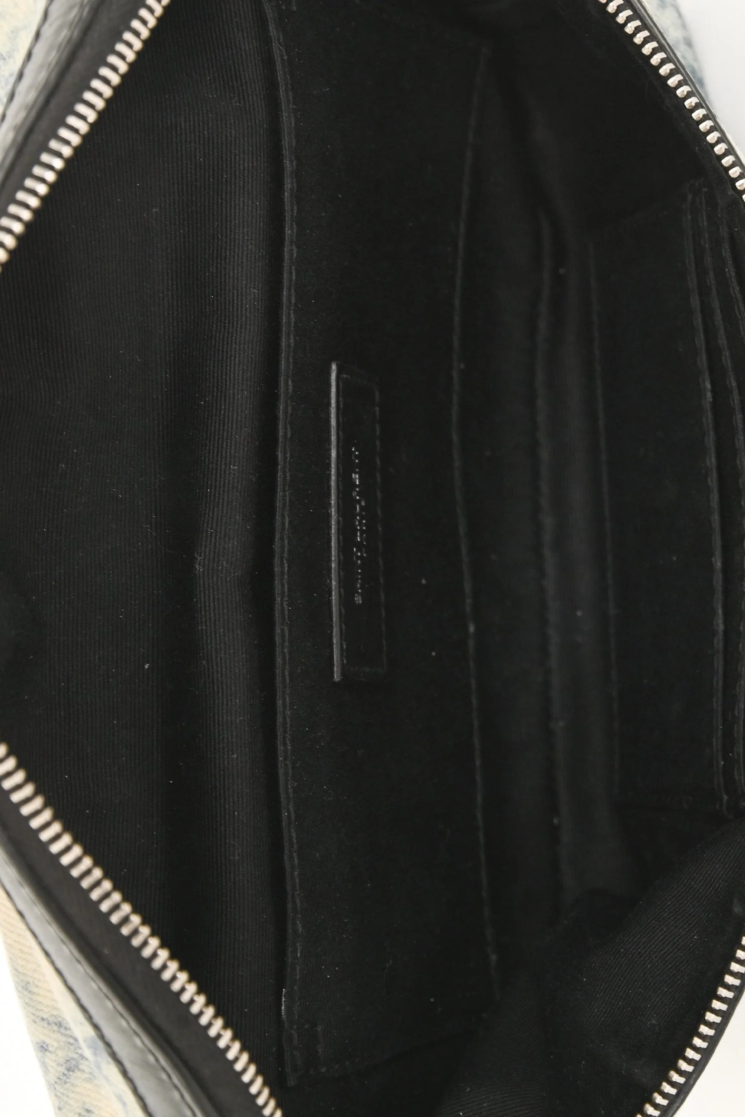 Saint Laurent 2020 Faded Blue Bleached Denim Belt Bag - Image 5