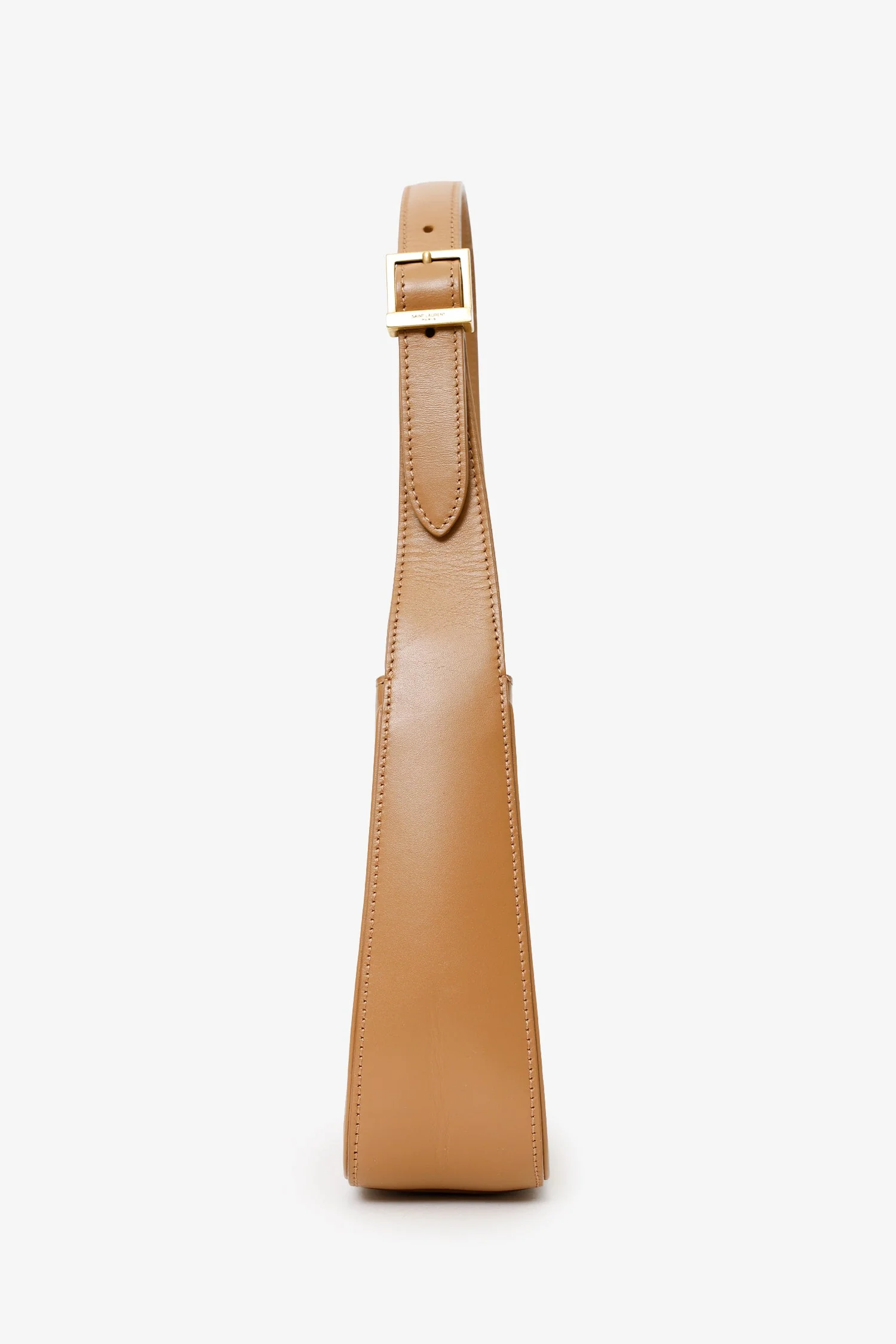 Saint Laurent Beige Leather 'Le 5 à 7' Shoulder Bag - Image 2