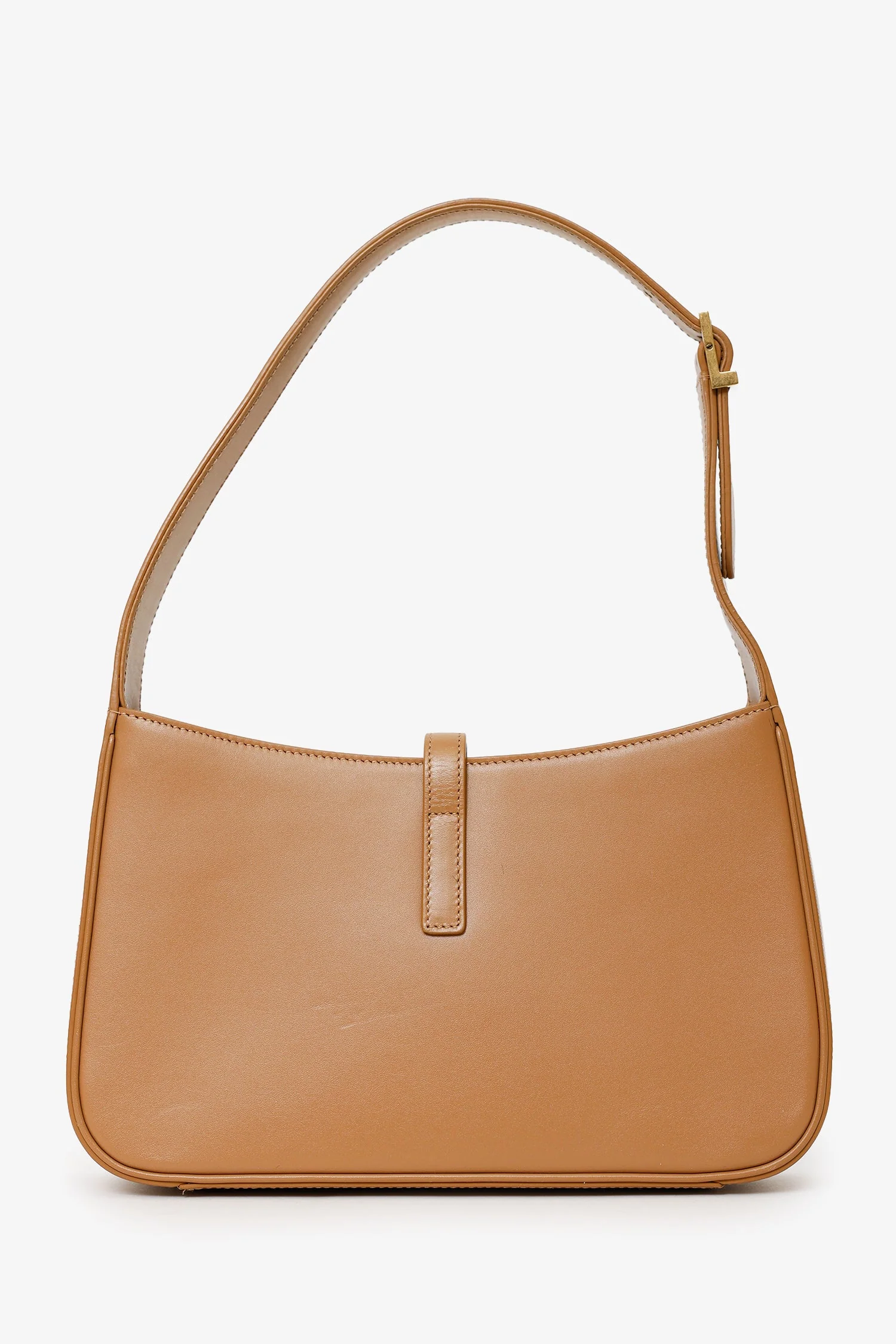 Saint Laurent Beige Leather 'Le 5 à 7' Shoulder Bag - Image 3