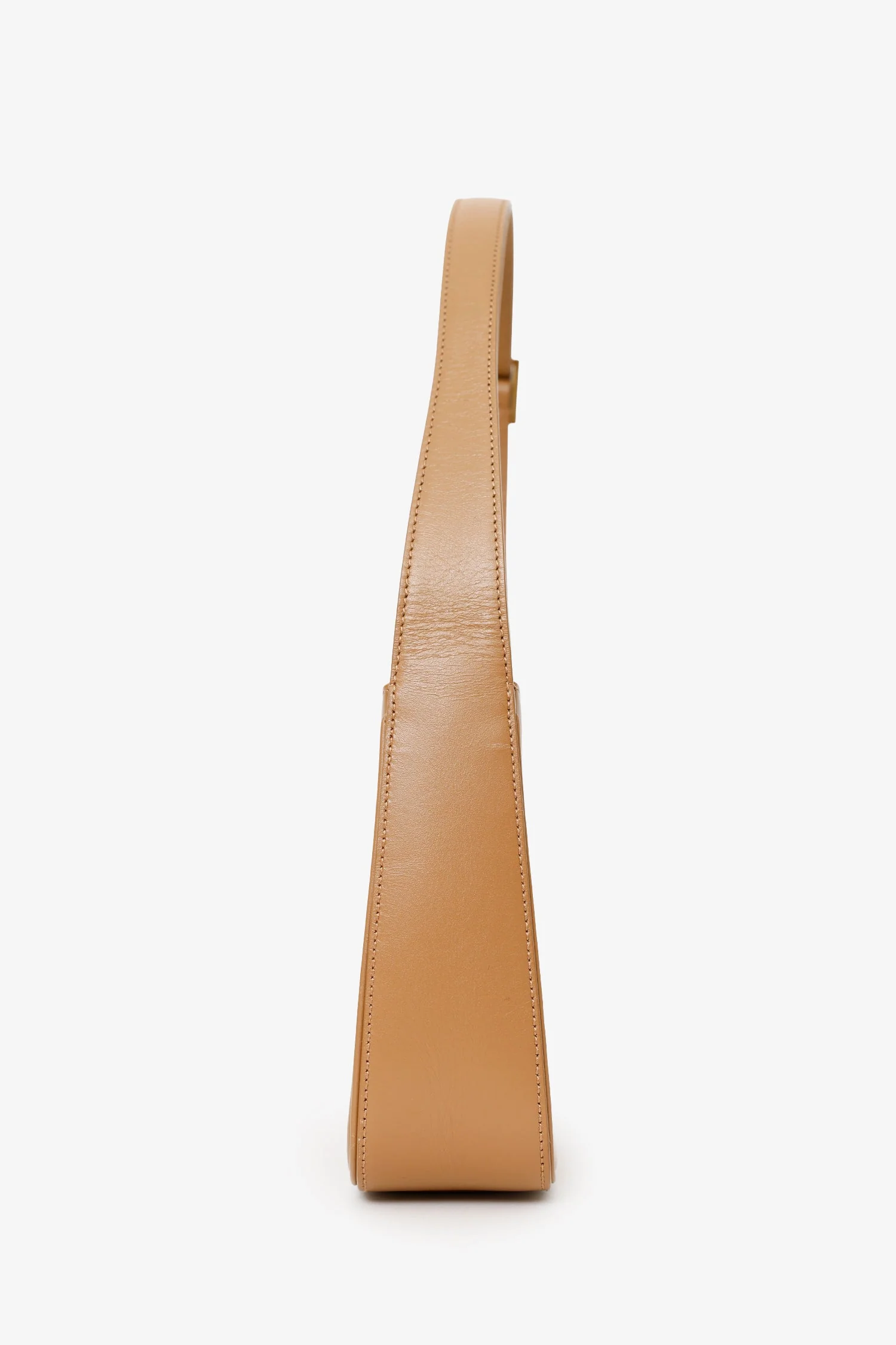 Saint Laurent Beige Leather 'Le 5 à 7' Shoulder Bag - Image 4