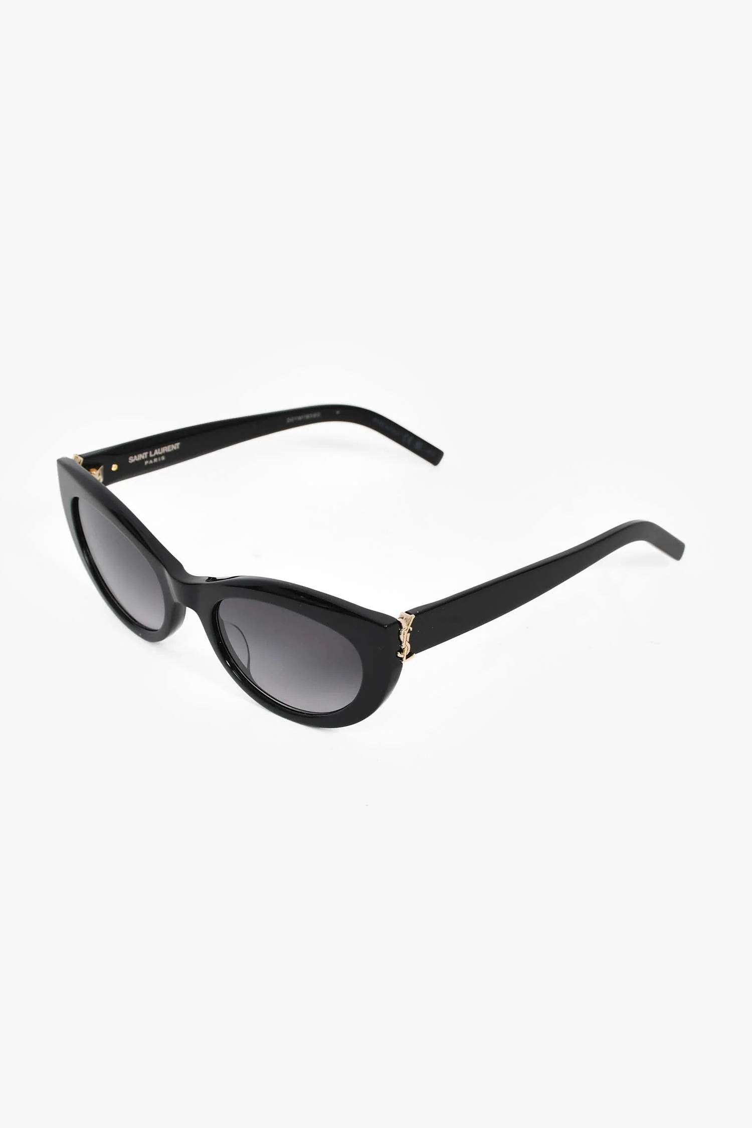 Saint Laurent Black Cat Eye Sunglasses - Image 2