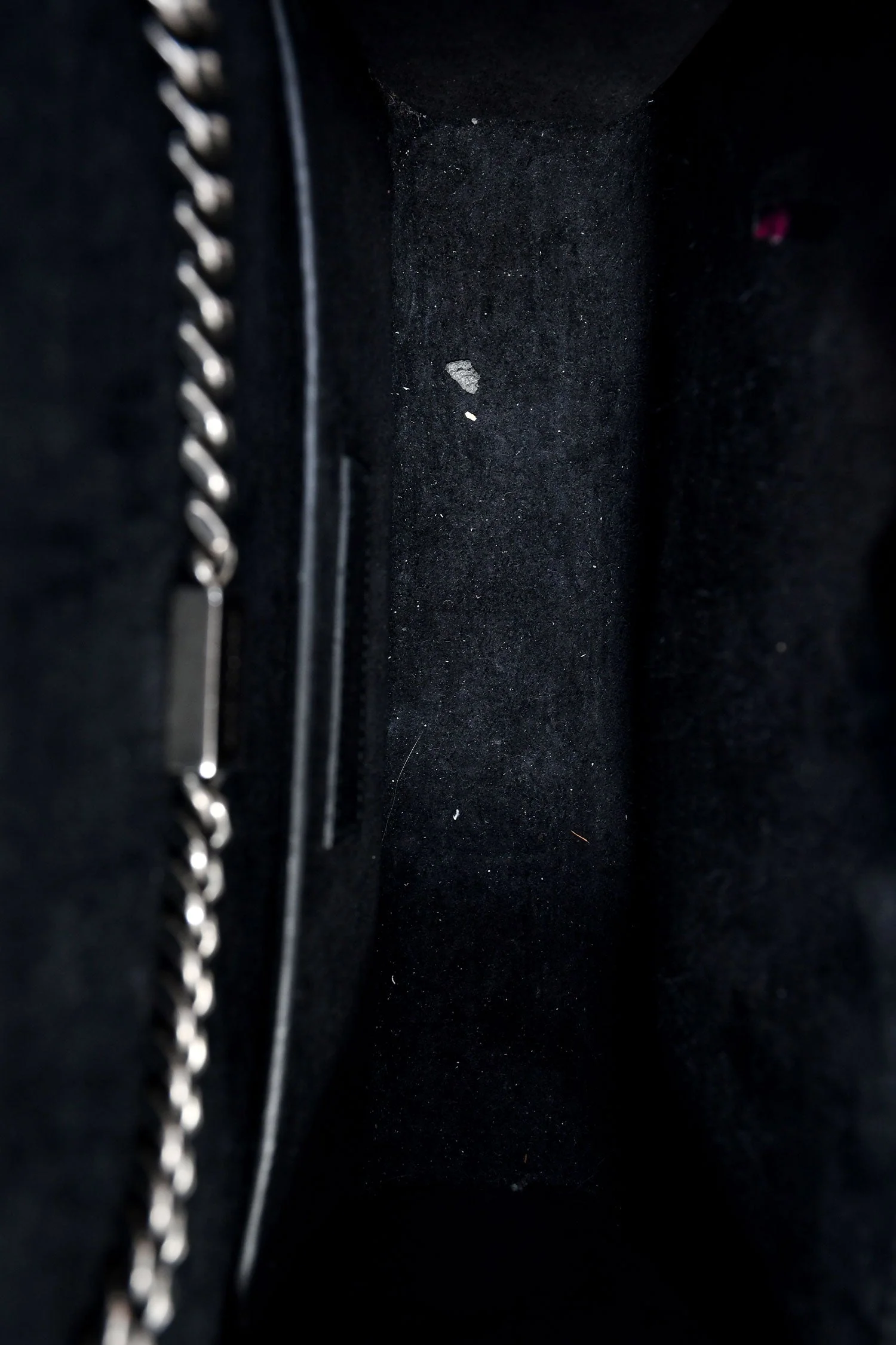 Saint Laurent Black Eel Monogram Sunset Shoulder Bag - Image 6