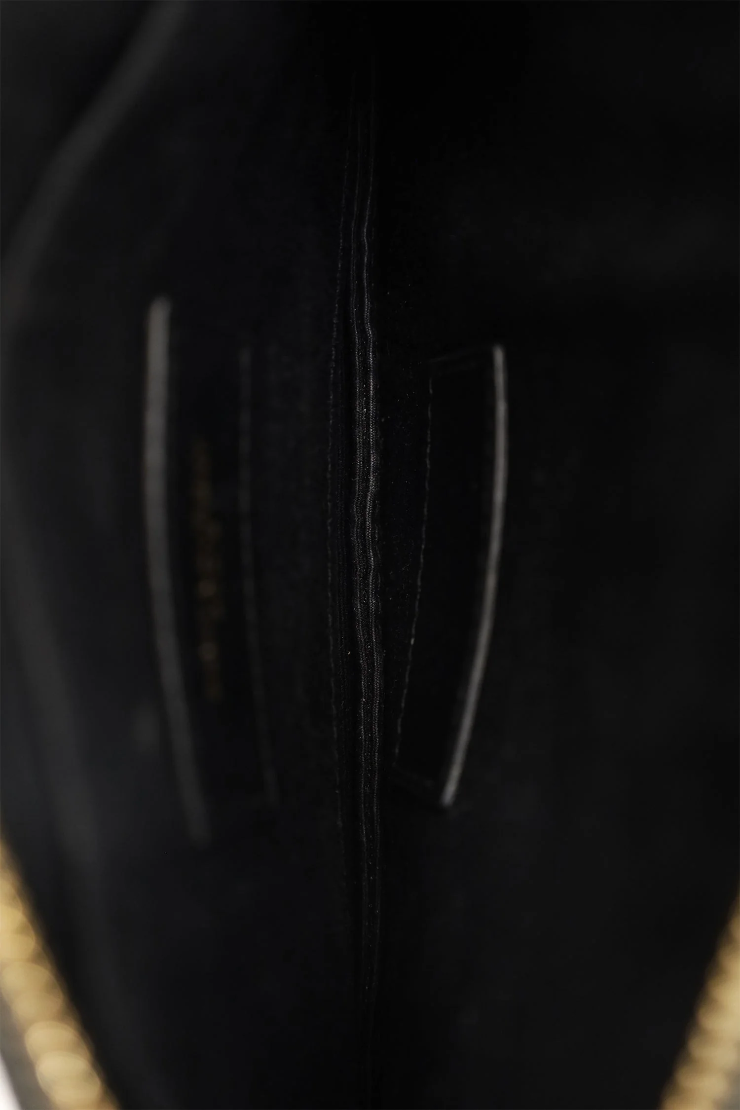 Saint Laurent Black Grained Leather Matelasse YSL Monogram Small Zip Top Bill Pouch - Image 6