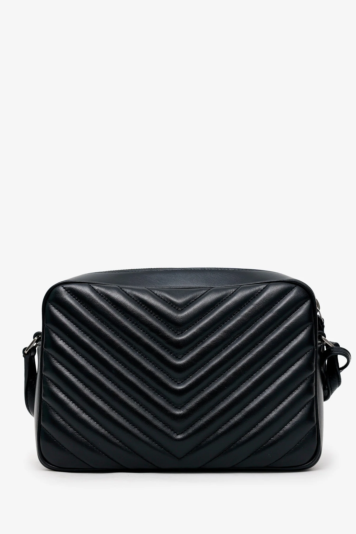 Saint Laurent Black Leather Lou Camera Bag - Image 2