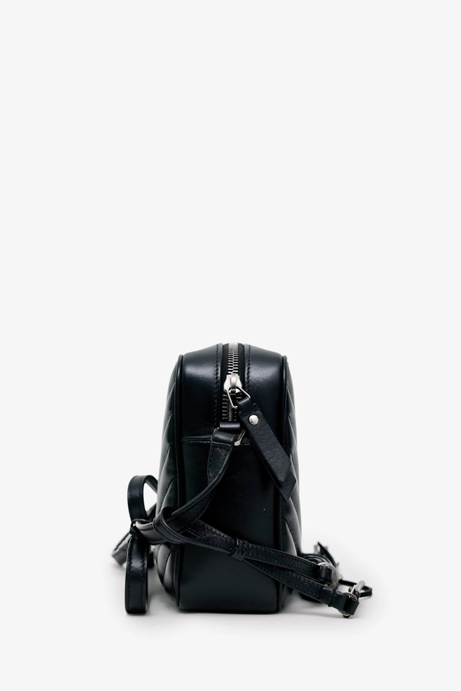 Saint Laurent Black Leather Lou Camera Bag - Image 3