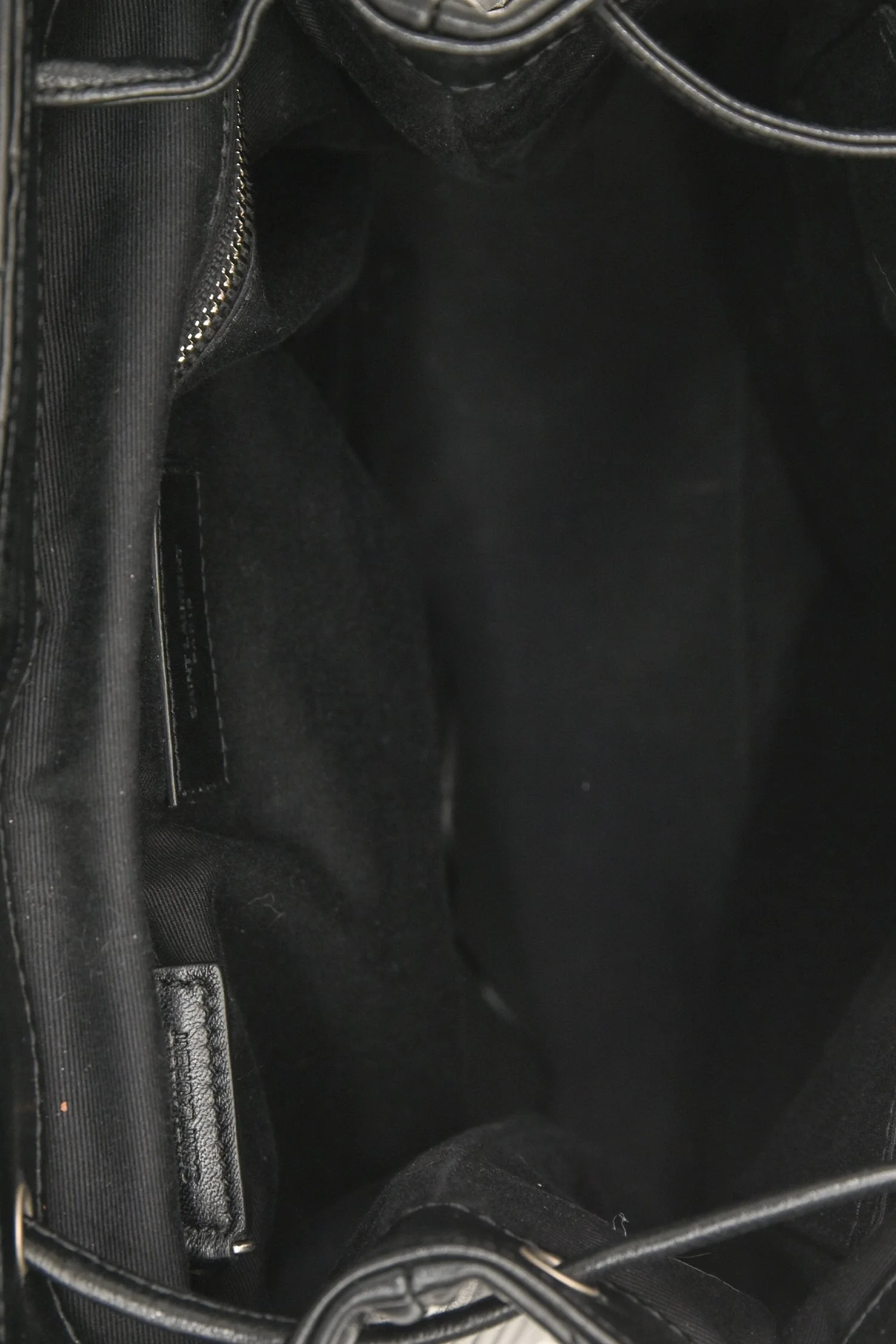 Saint Laurent Black Leather Medium LouLou Backpack - Image 6