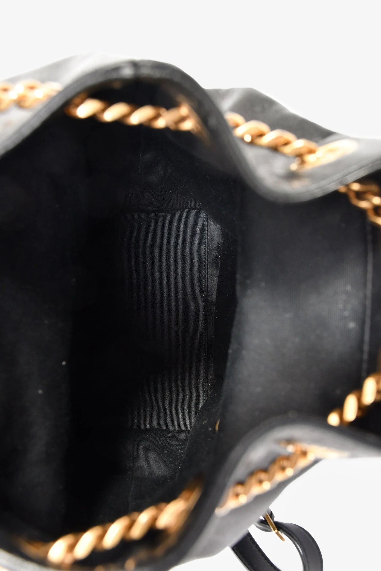 Saint Laurent Black Leather/Suede Jaime Backpack - Image 5