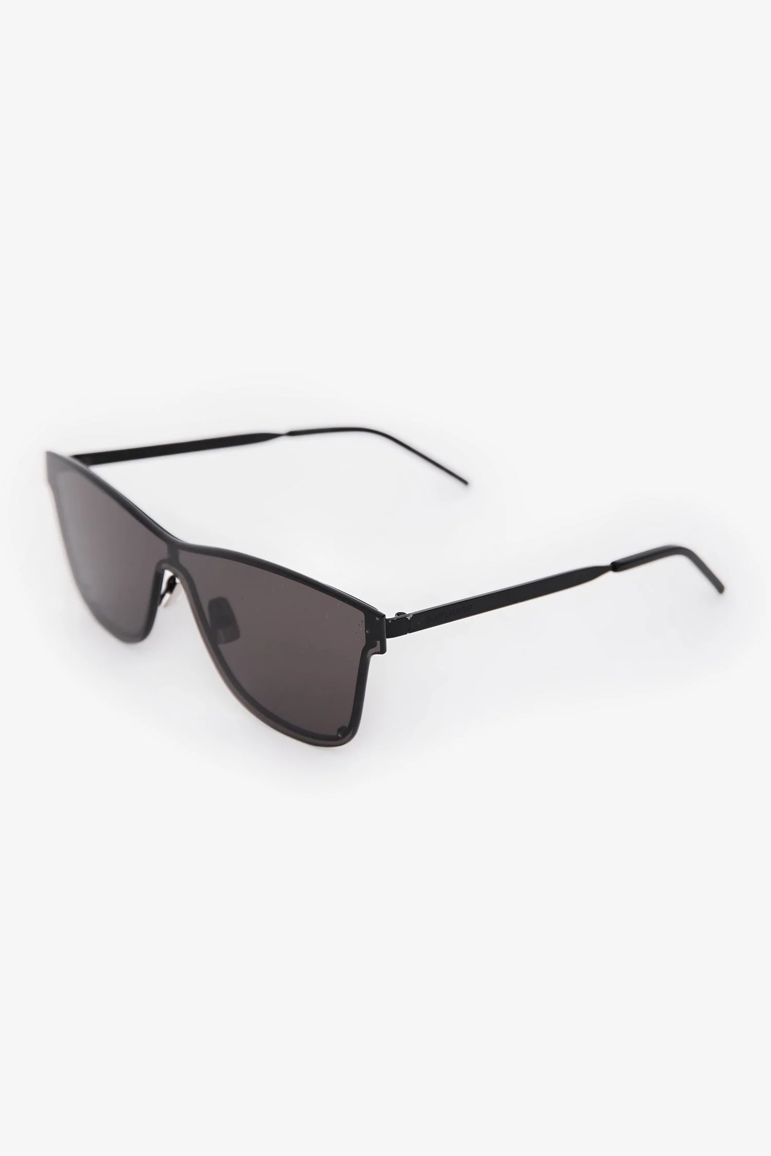 Saint Laurent Black 'Mask' Sunglasses - Image 2