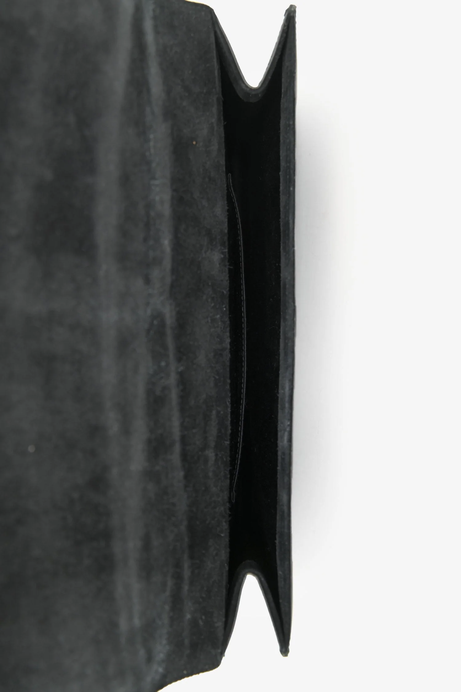 Saint Laurent Black Patent 'Belle de Jour' Clutch - Image 6
