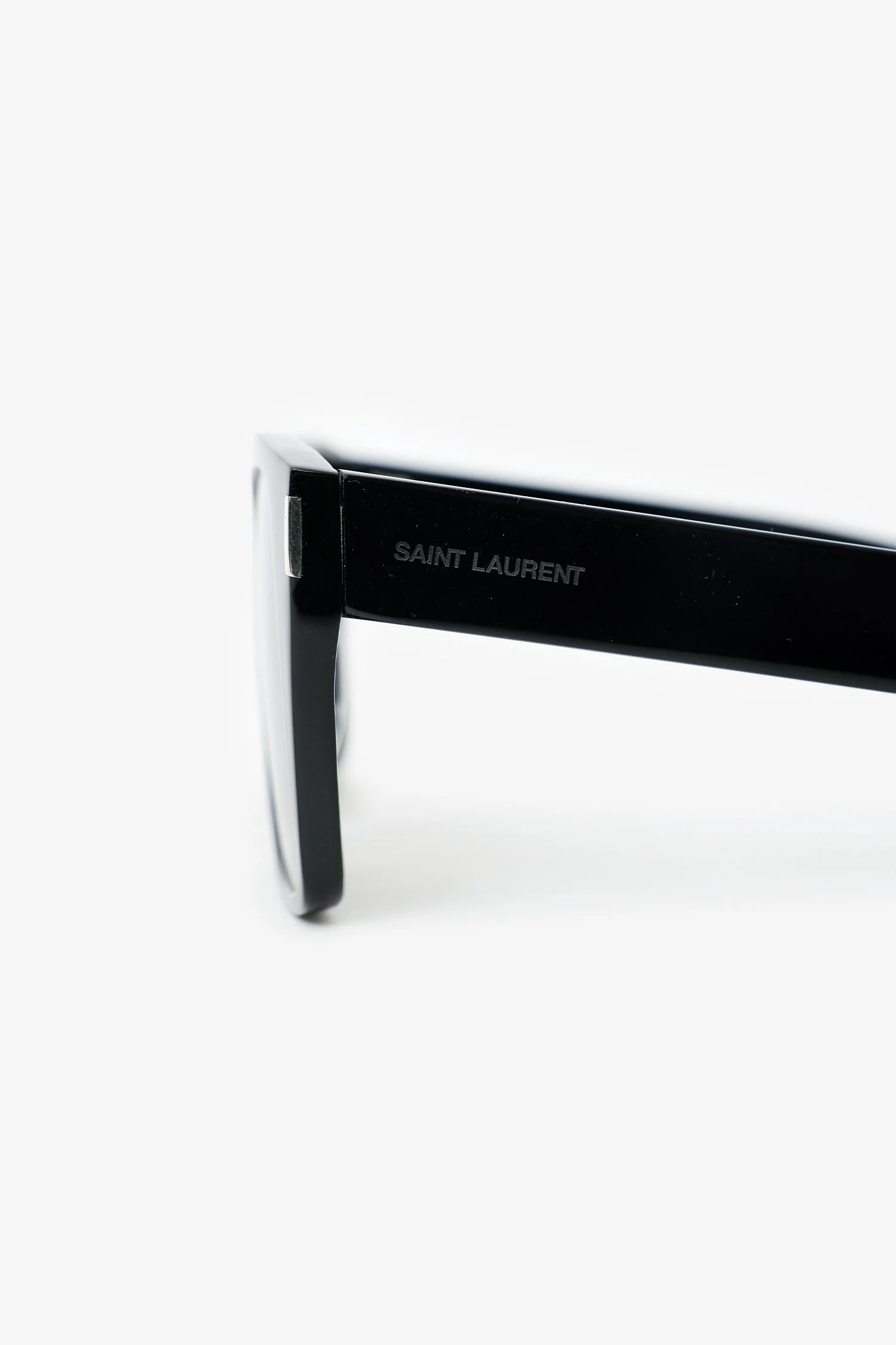 Saint Laurent Black SL 651 'Vitti' Square Frame Sunglasses - Image 4