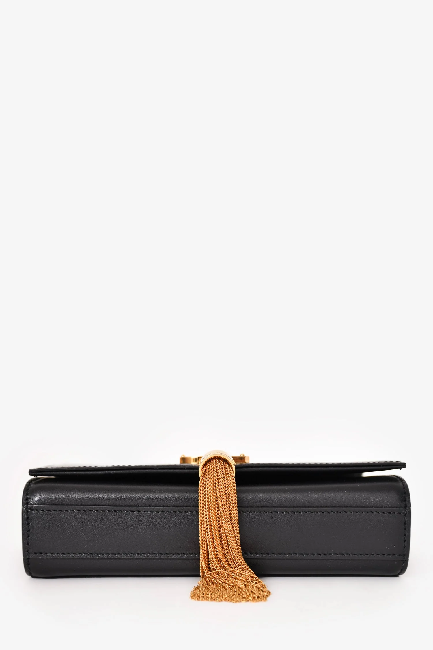 Saint Laurent Black Small Kate Chain Tassel Crossbody - Image 5