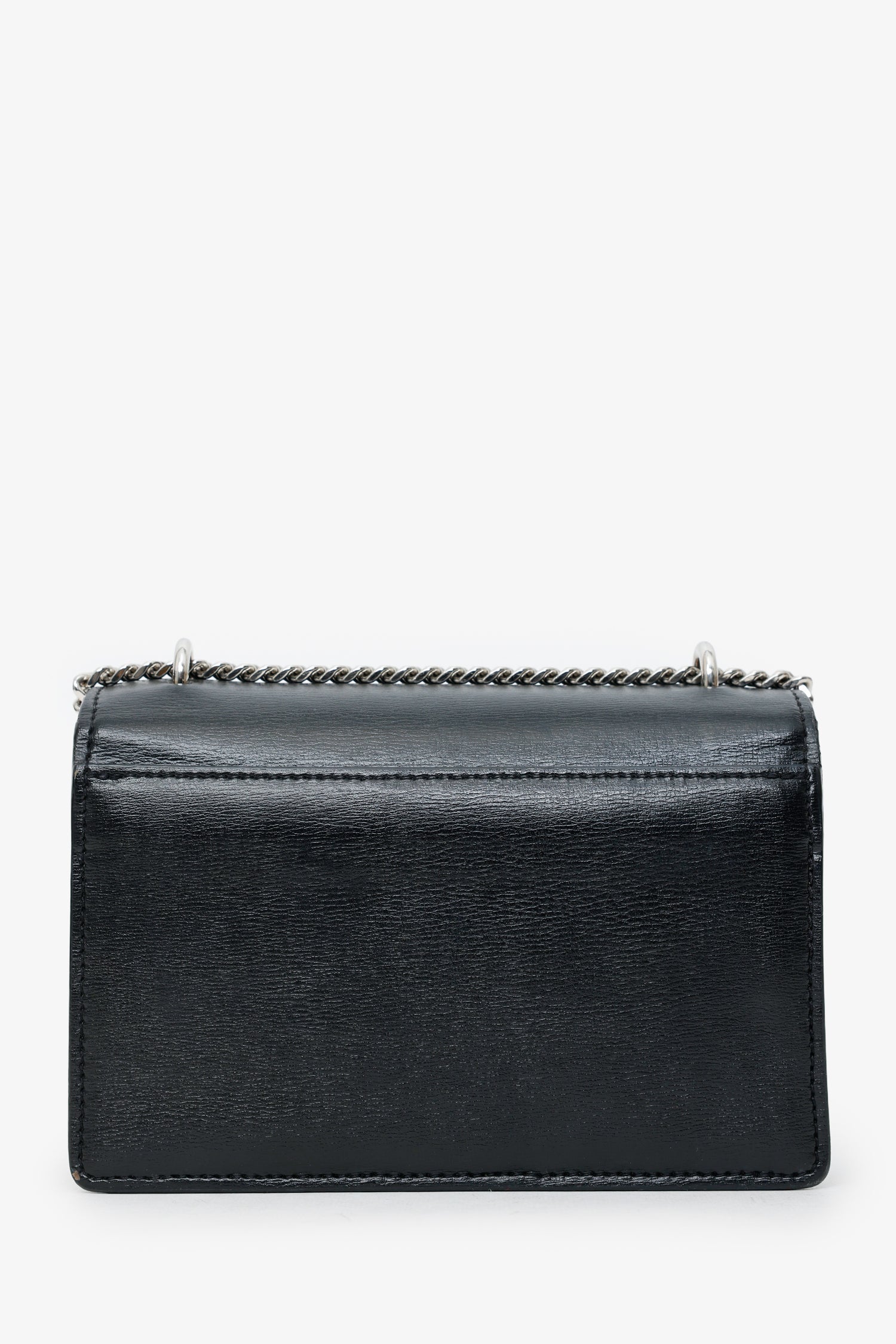 Saint Laurent Black Smooth Leather Mini 'Sunset' Shoulder Bag - Image 2