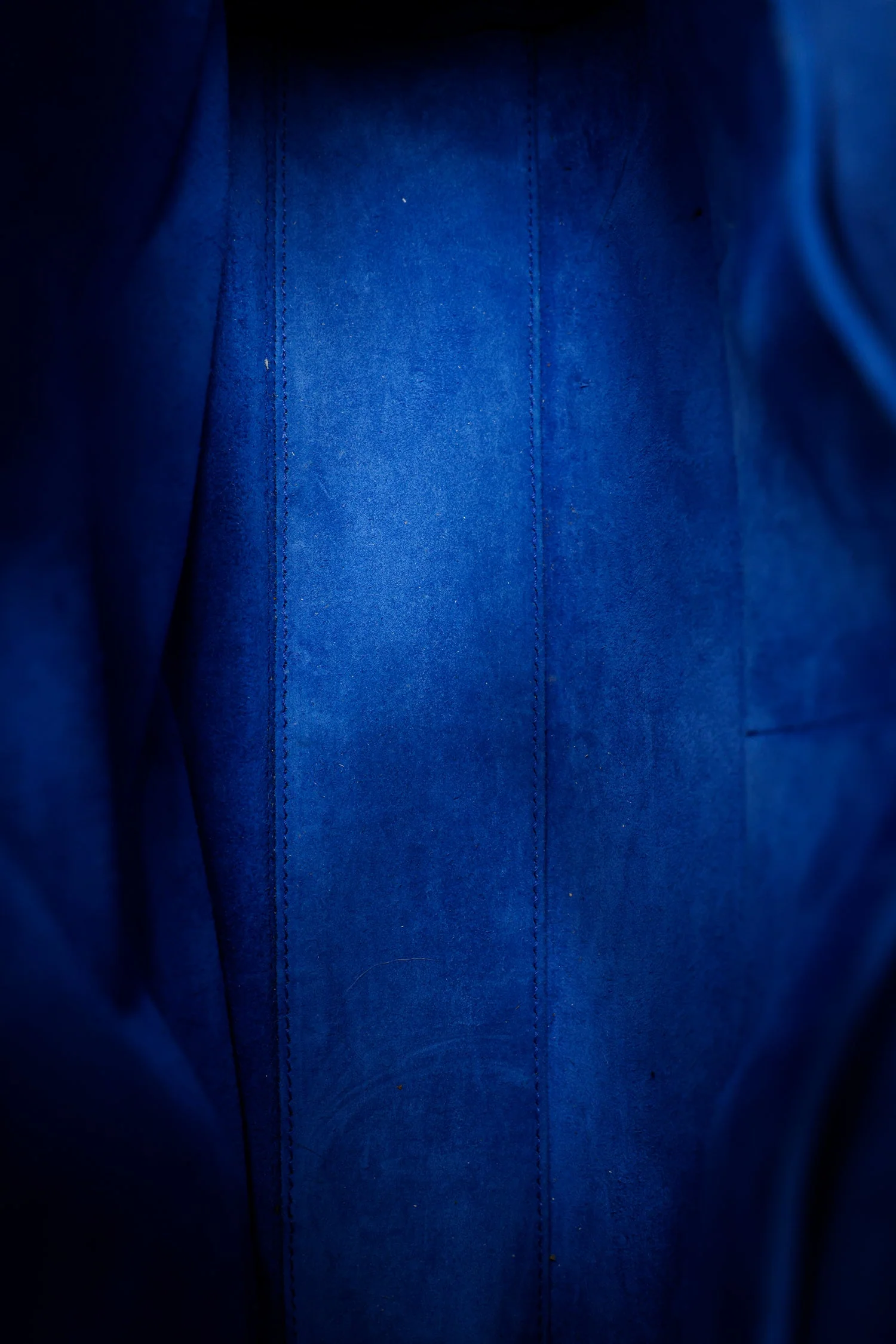 Saint Laurent Blue Leather Small Sac De Jour with Strap - Image 7