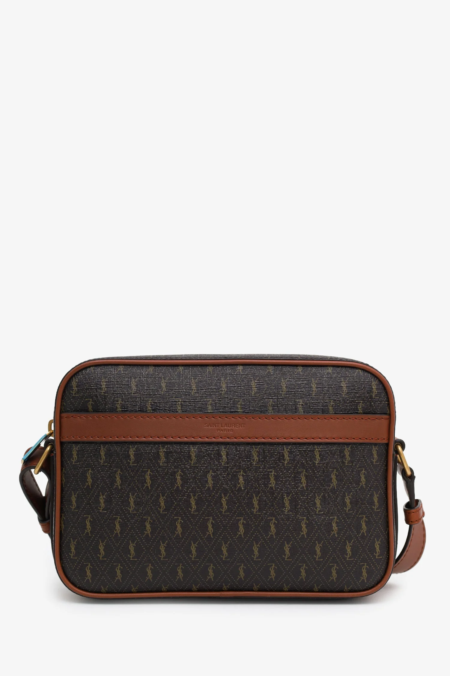 Saint Laurent Brown Le Monogramme Camera Bag
