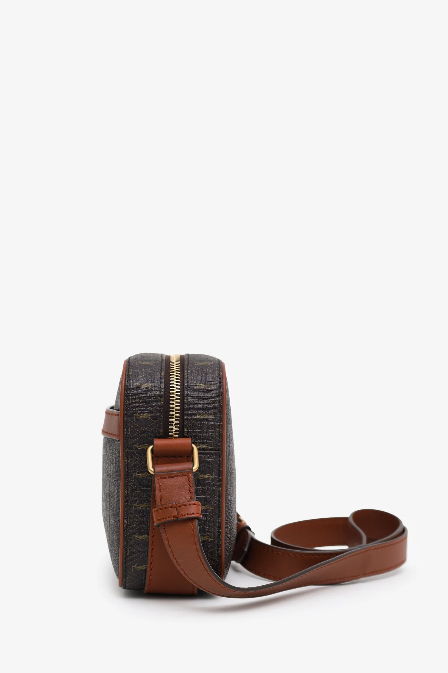 Saint Laurent Brown Le Monogramme Camera Bag - Image 4