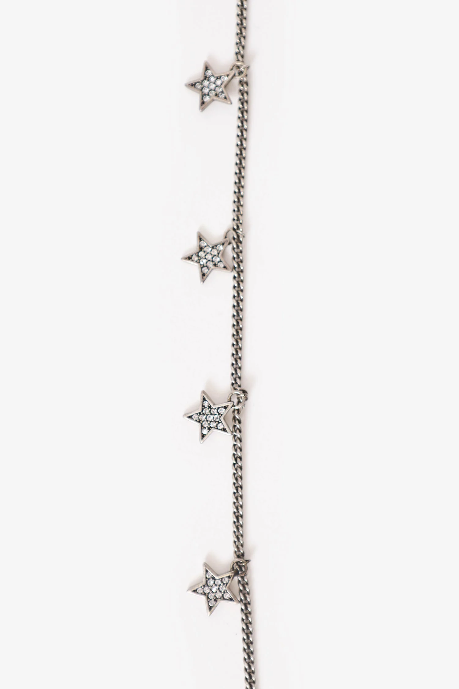 Saint Laurent Crystal Star Collar Necklace - Image 2