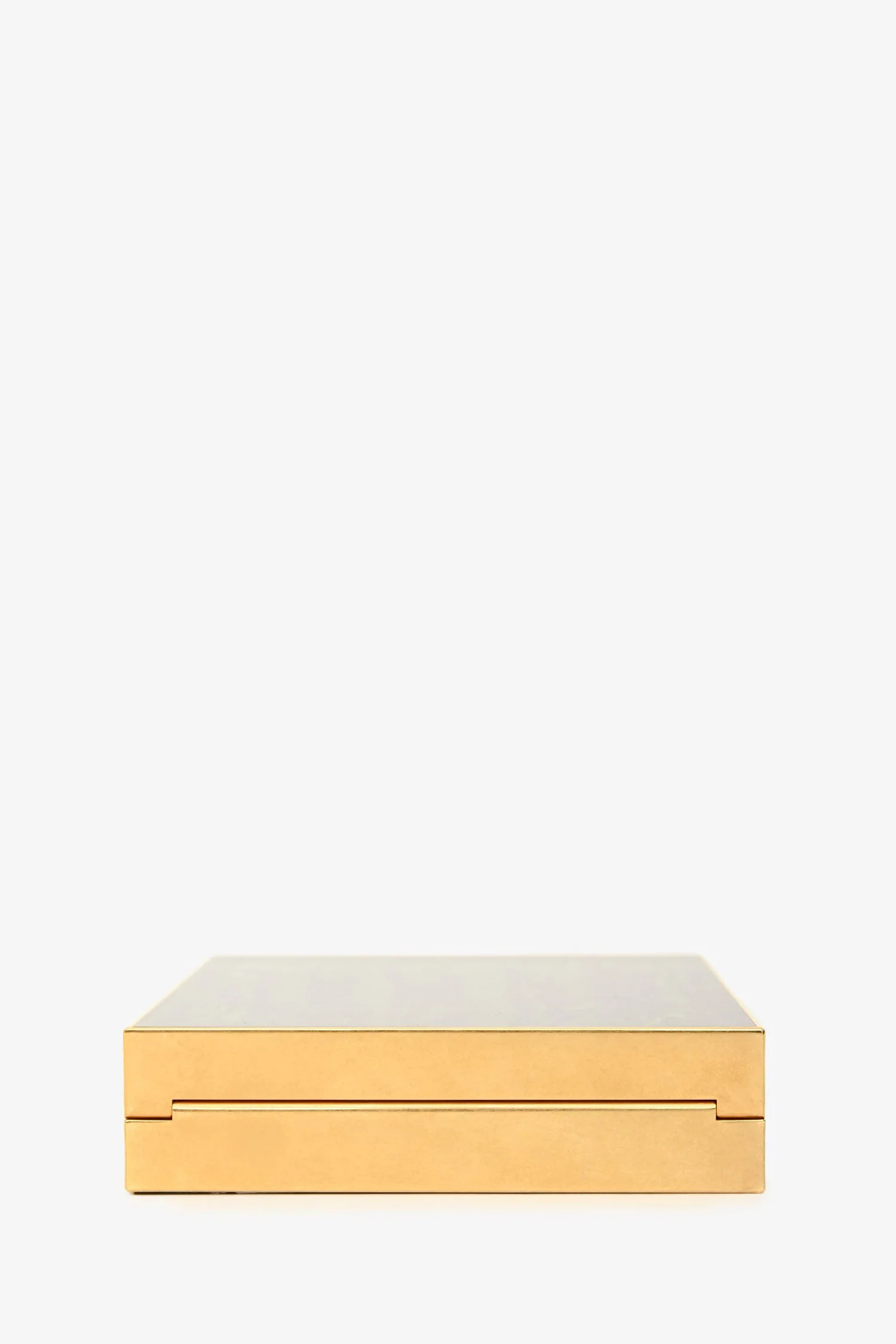 Saint Laurent Green Tuxedo Pexiglass Gold Metal Box Bag - Image 5
