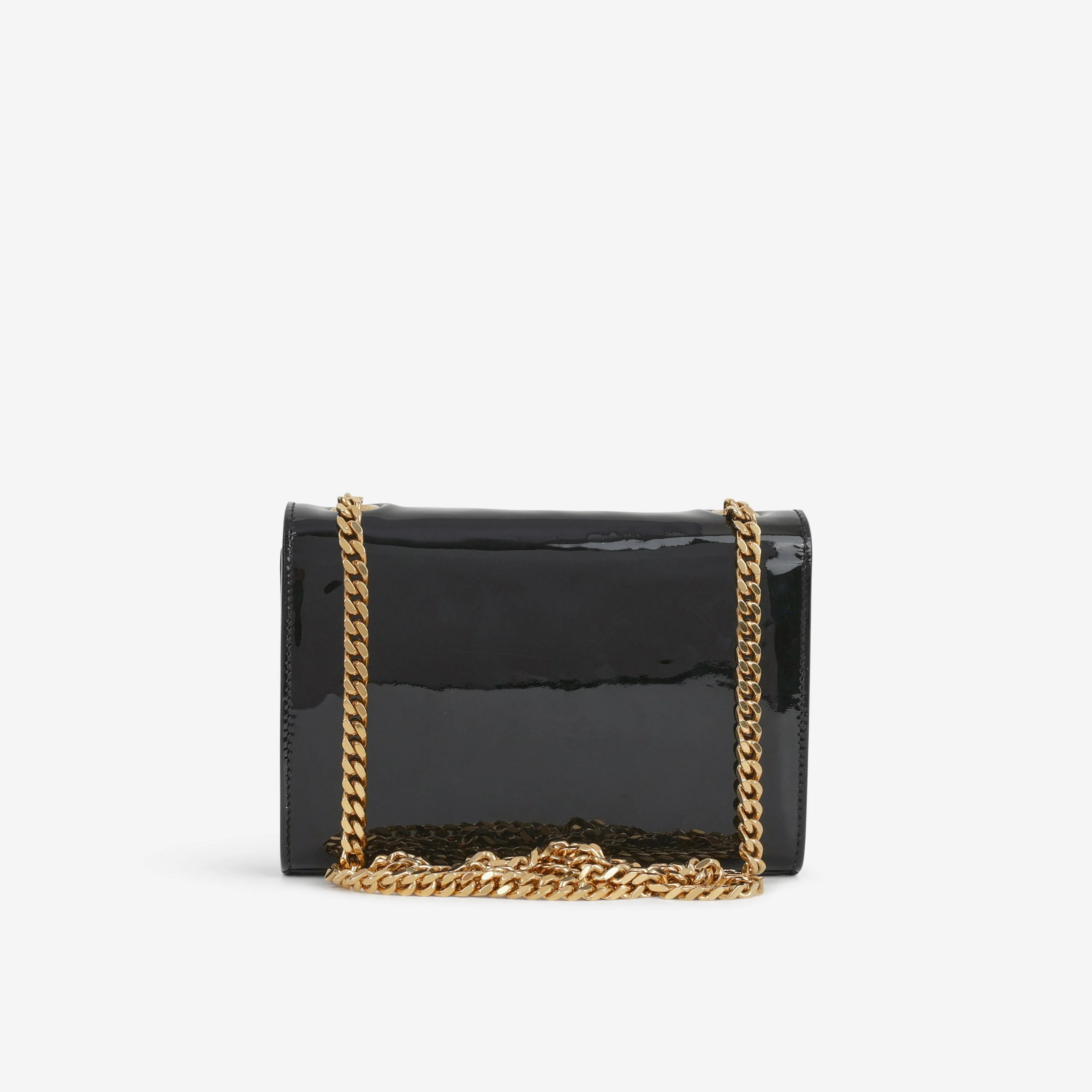 Saint Laurent Mini Kate Tassel - Black Patent | Gold Hardware - Image 3