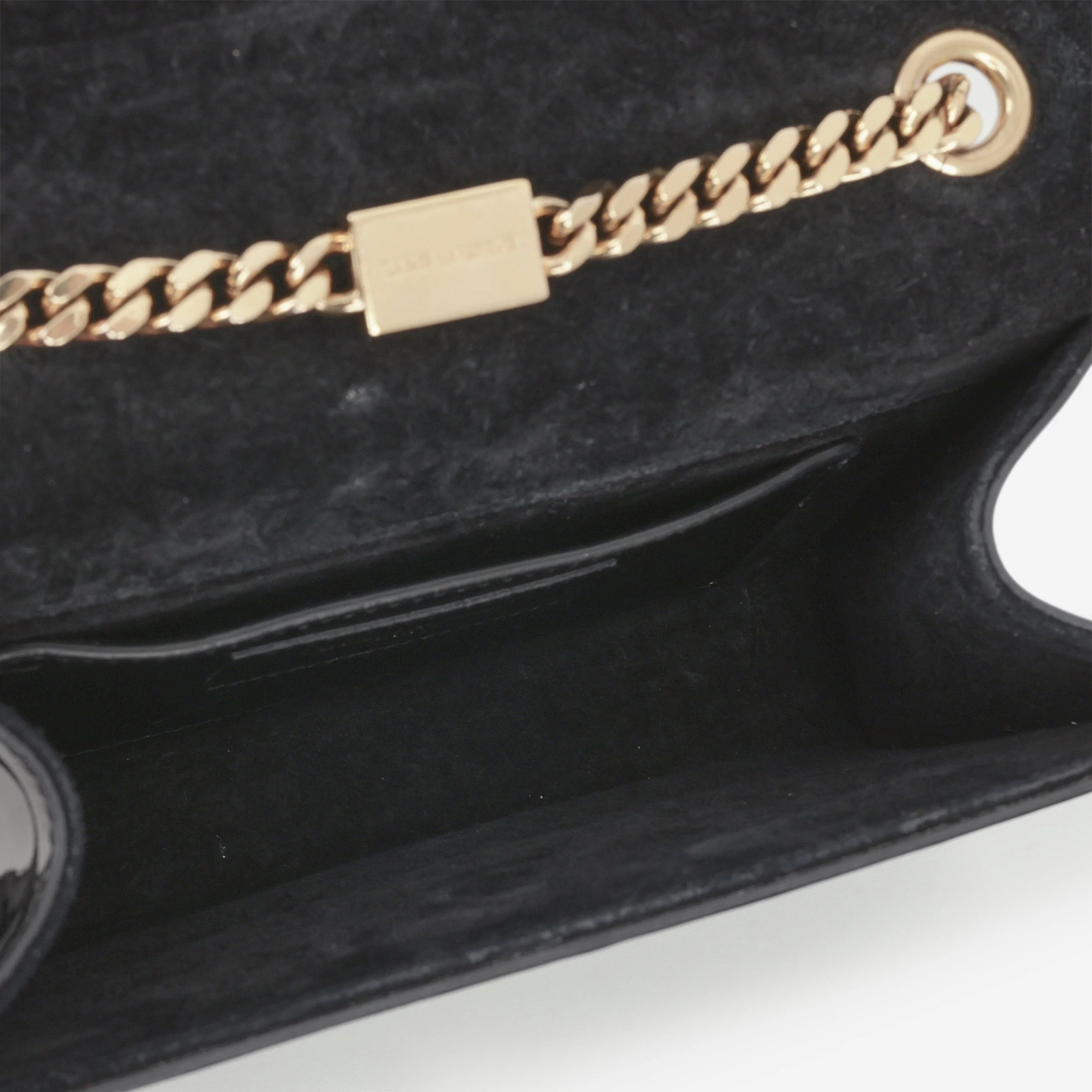 Saint Laurent Mini Kate Tassel - Black Patent | Gold Hardware - Image 6