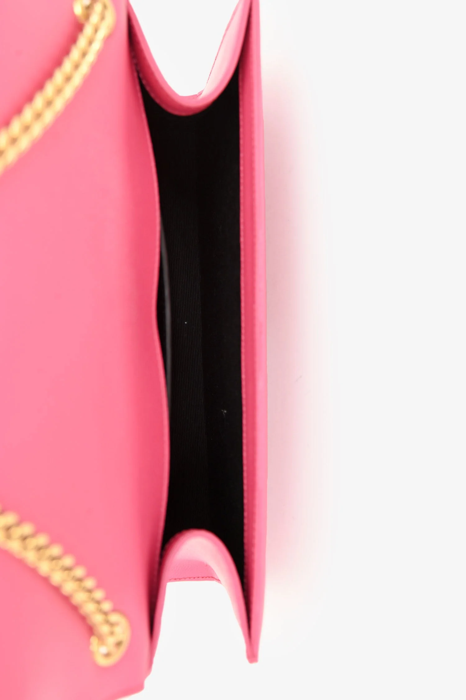 Saint Laurent Pink Leather Monogram Medium Kate Shoulder Bag - Image 6