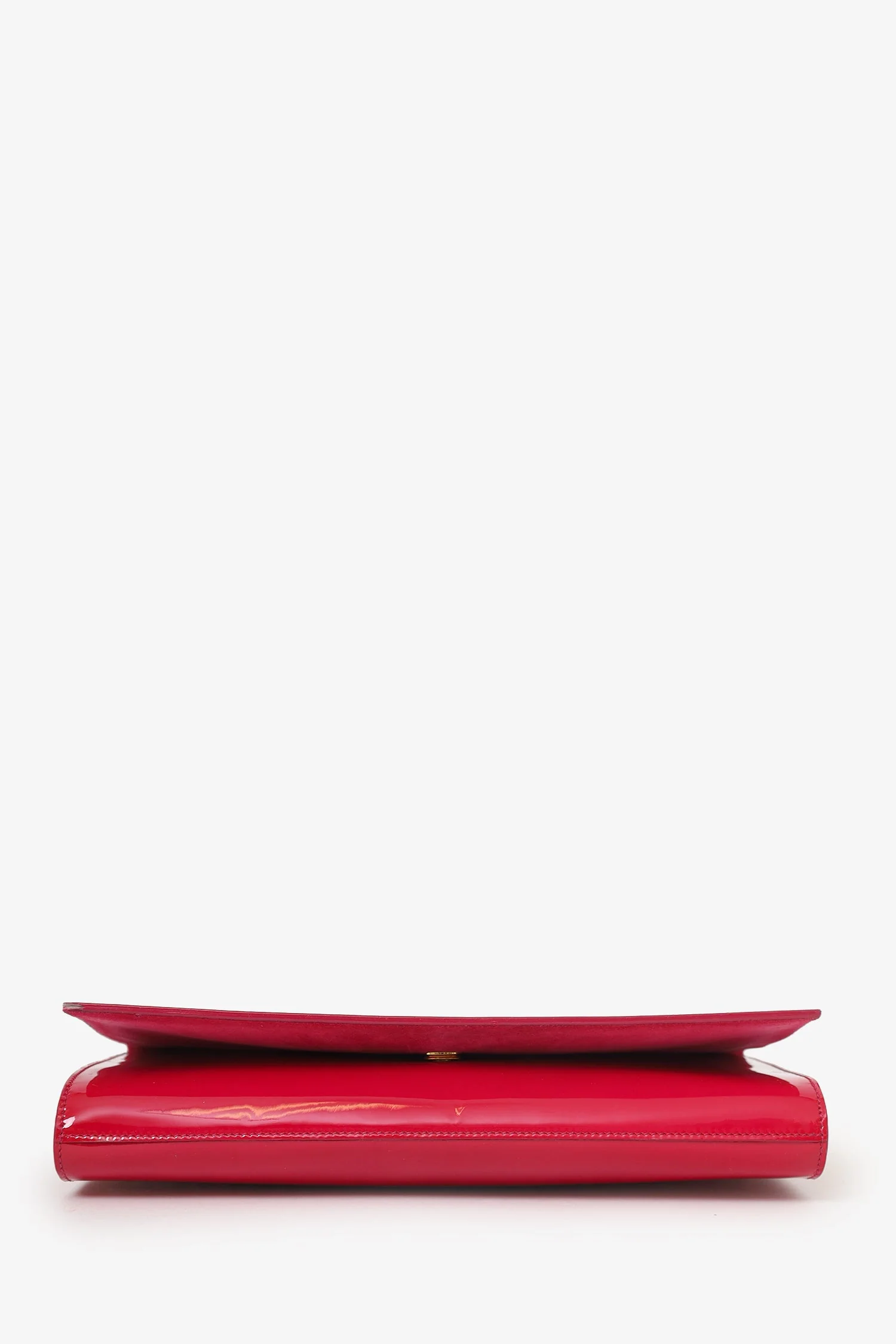 Saint Laurent Pink Patent Leather 'Belle de Jour' Clutch - Image 5