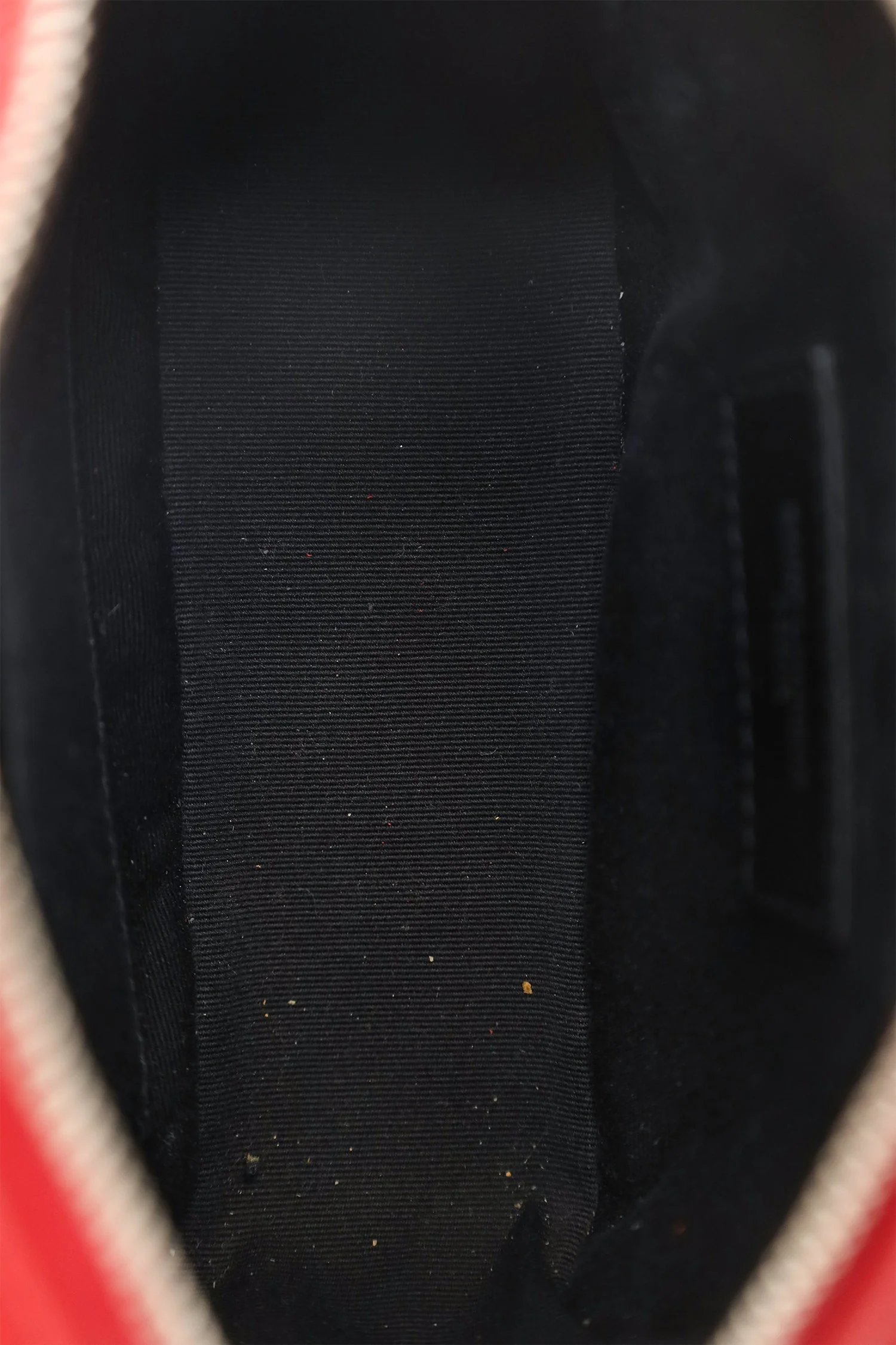 Saint Laurent Red Lambskin Monogram Lou Belt Bag - Image 8
