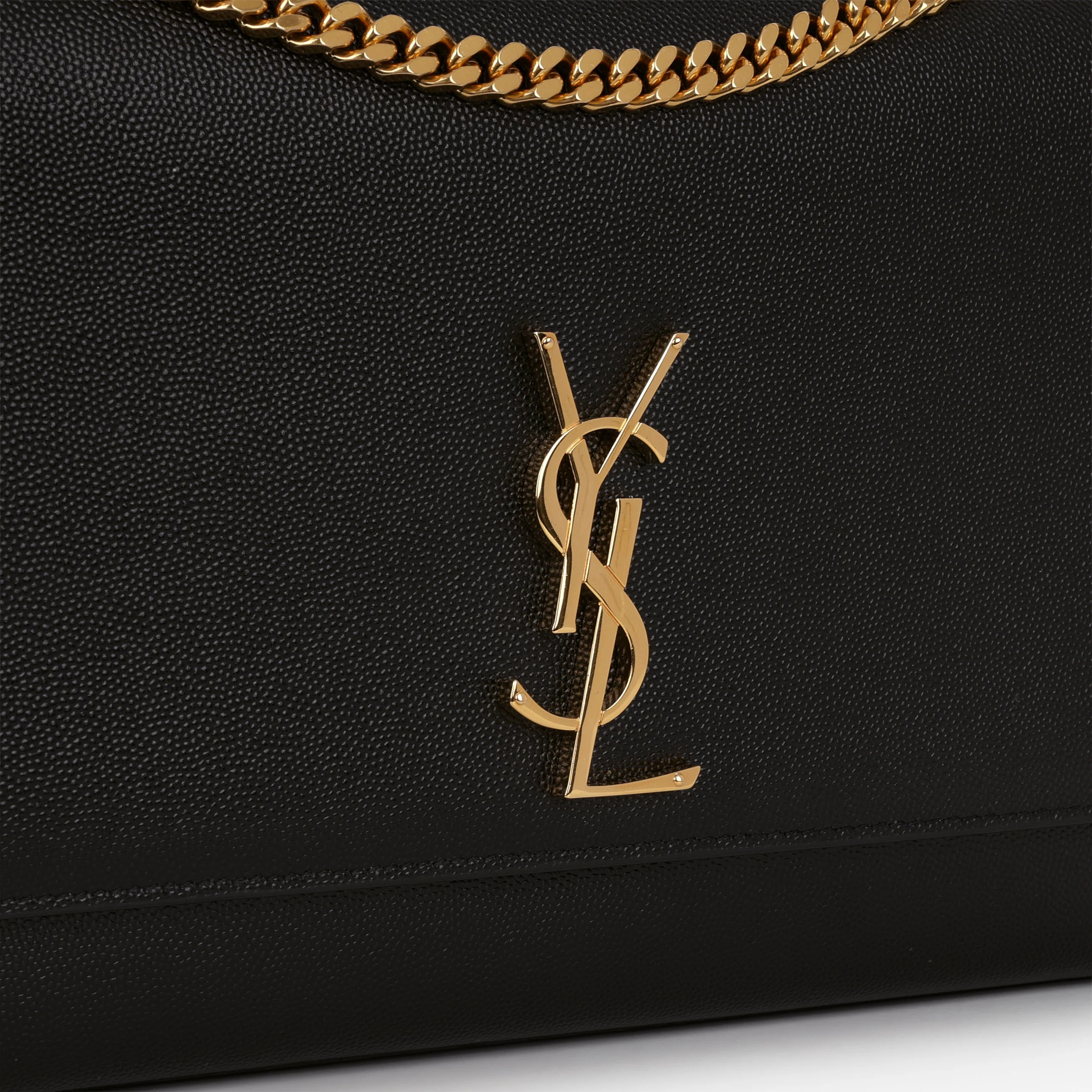 Saint Laurent Large Kate - Black Grained Calfskin | Gold Hardware - Image 6