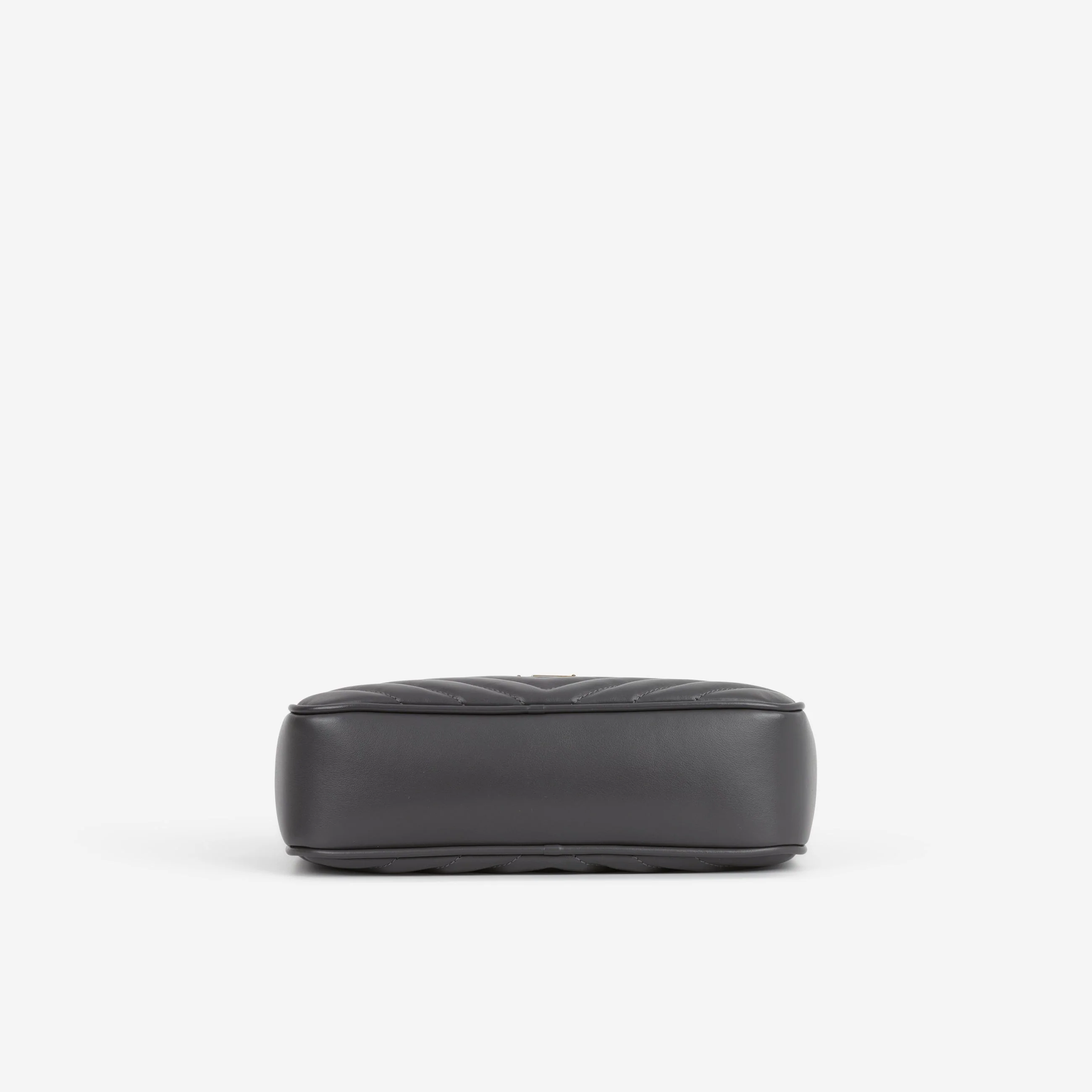 Saint Laurent Lou Camera Bag - Grey Calfskin | Gold Hardware - Image 3