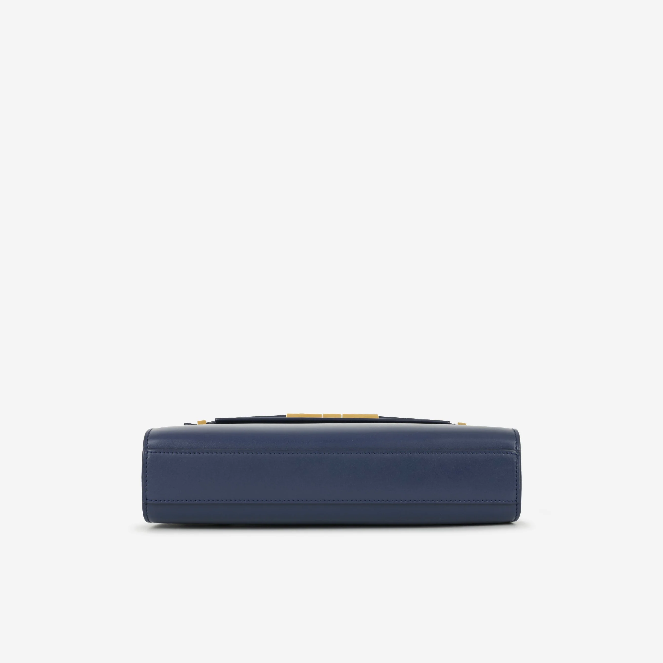 Saint Laurent Manhattan Shoulder Bag - Navy Smooth Calfskin | Gold Hardware - Image 5