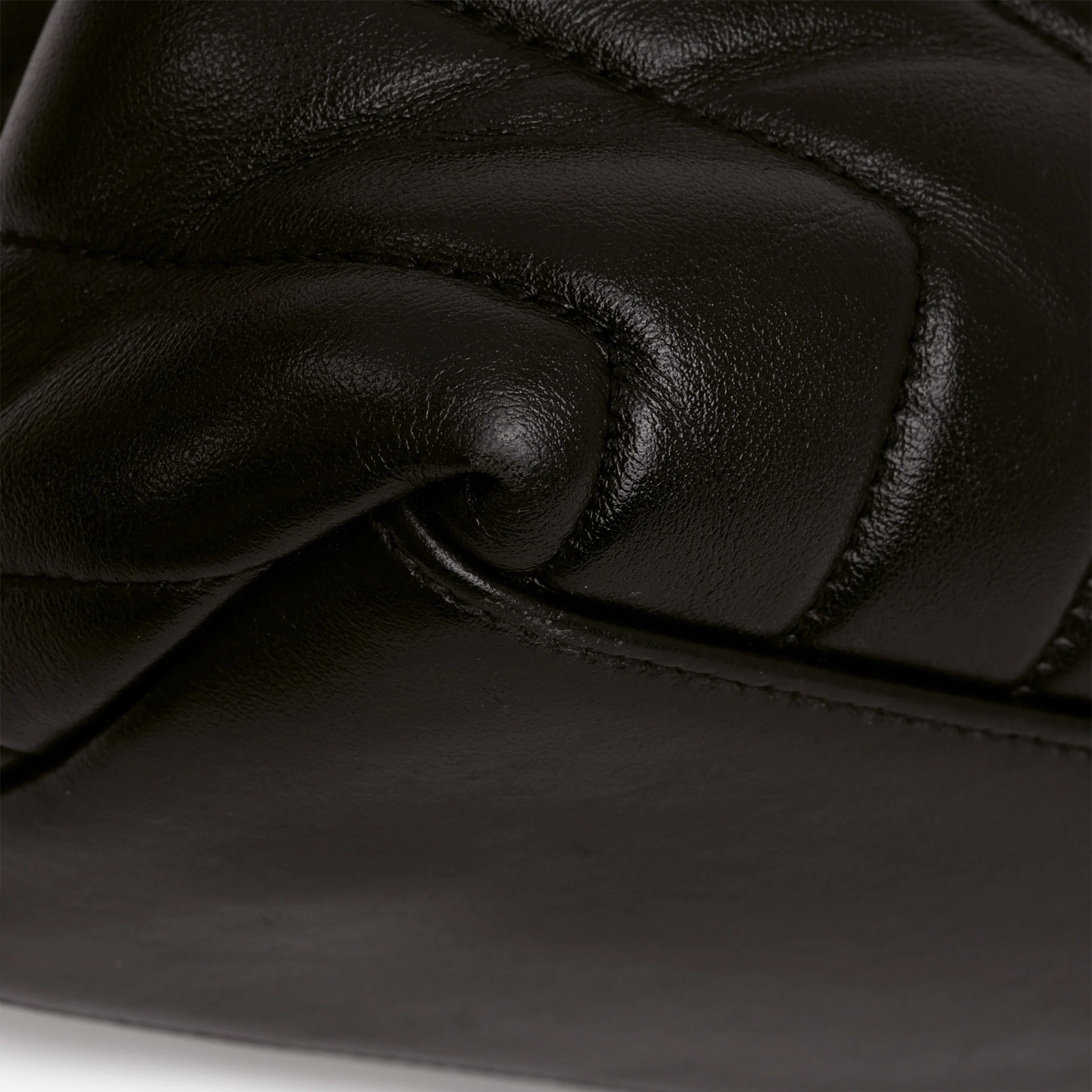 Saint Laurent Medium Loulou - Black Monochrome Calfskin - Image 13