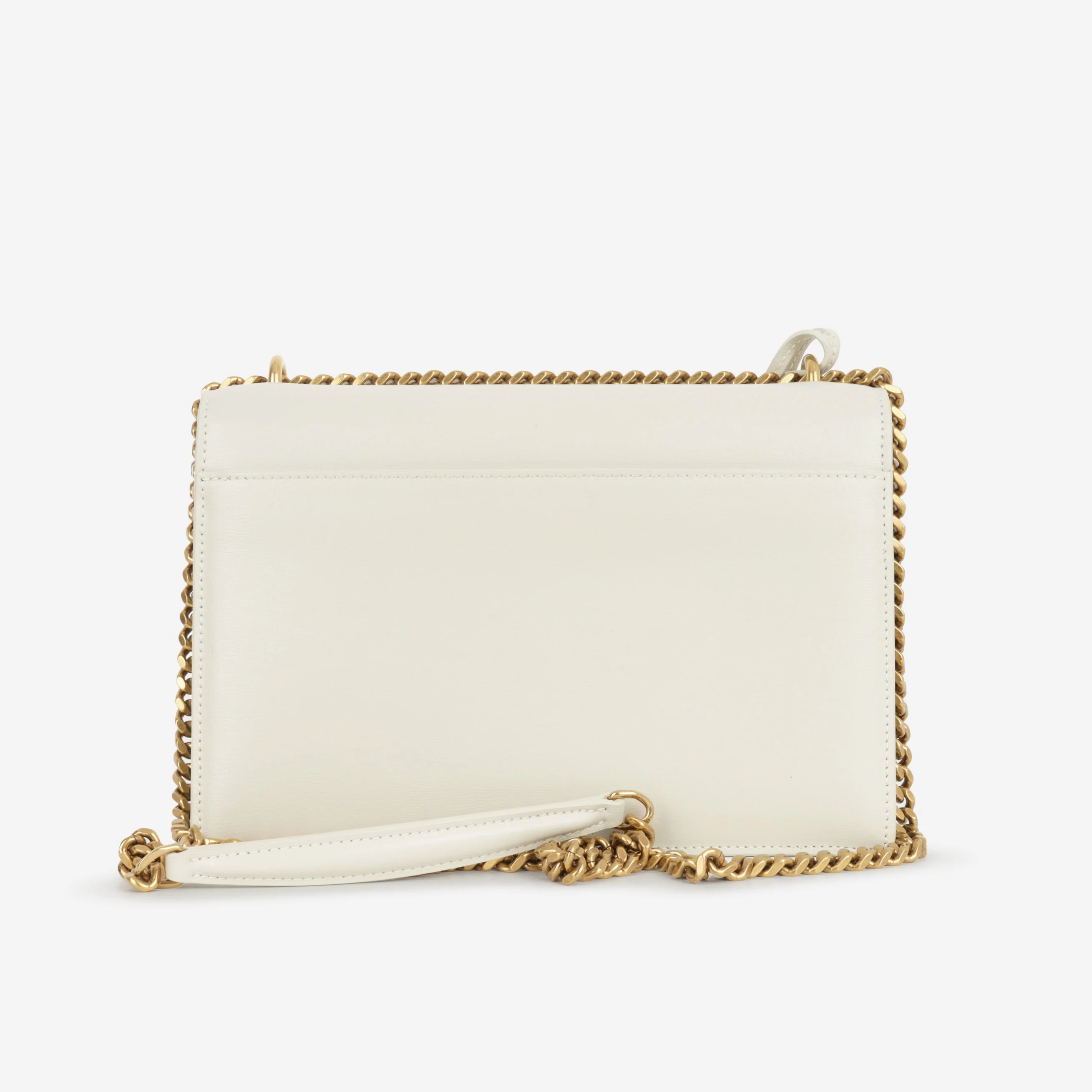 Saint Laurent Medium Sunset - Blanc Vintage Calfskin | Gold Hardware - Image 3
